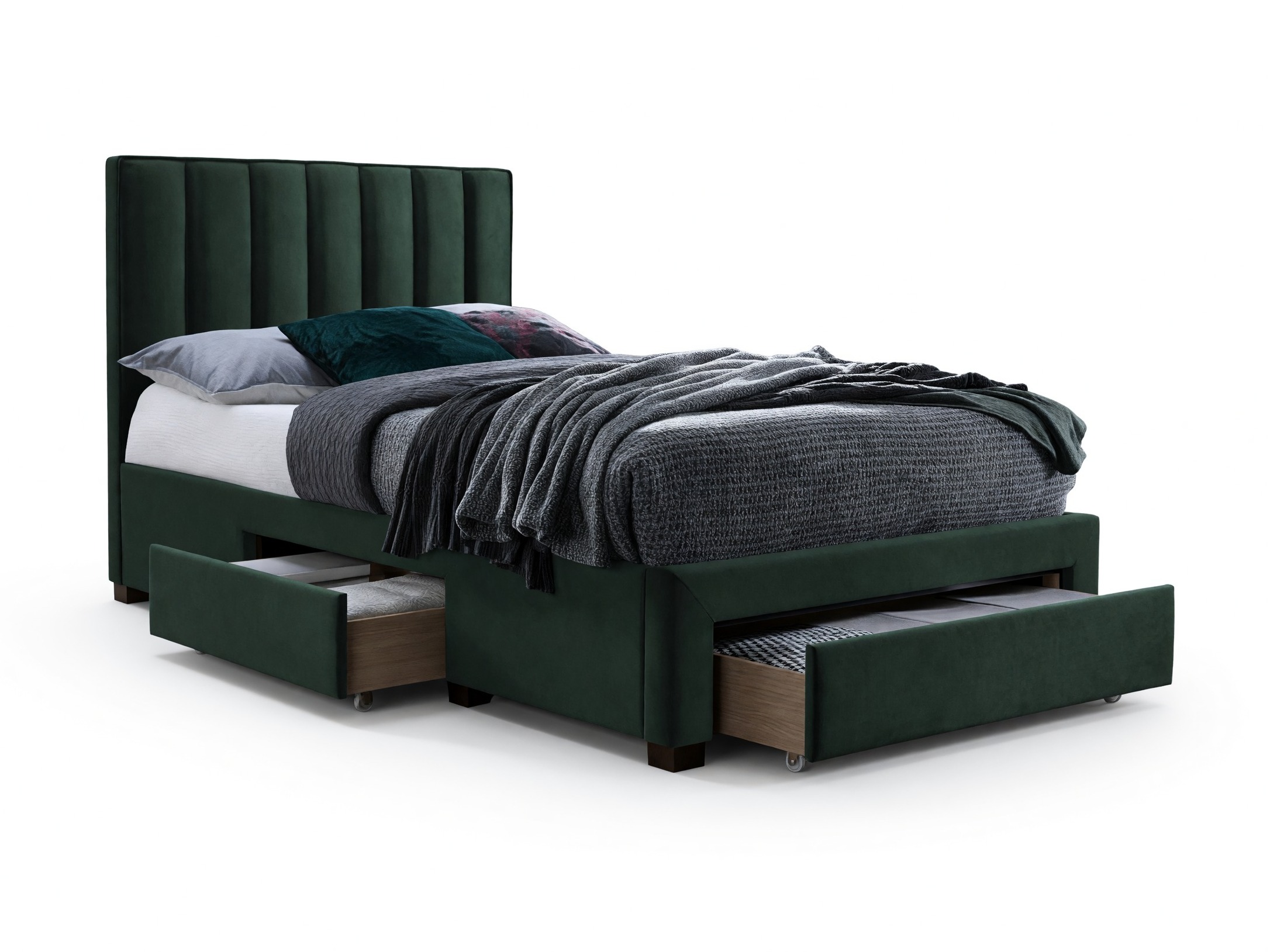 Bett Houston Fides (Dunkelgrün)