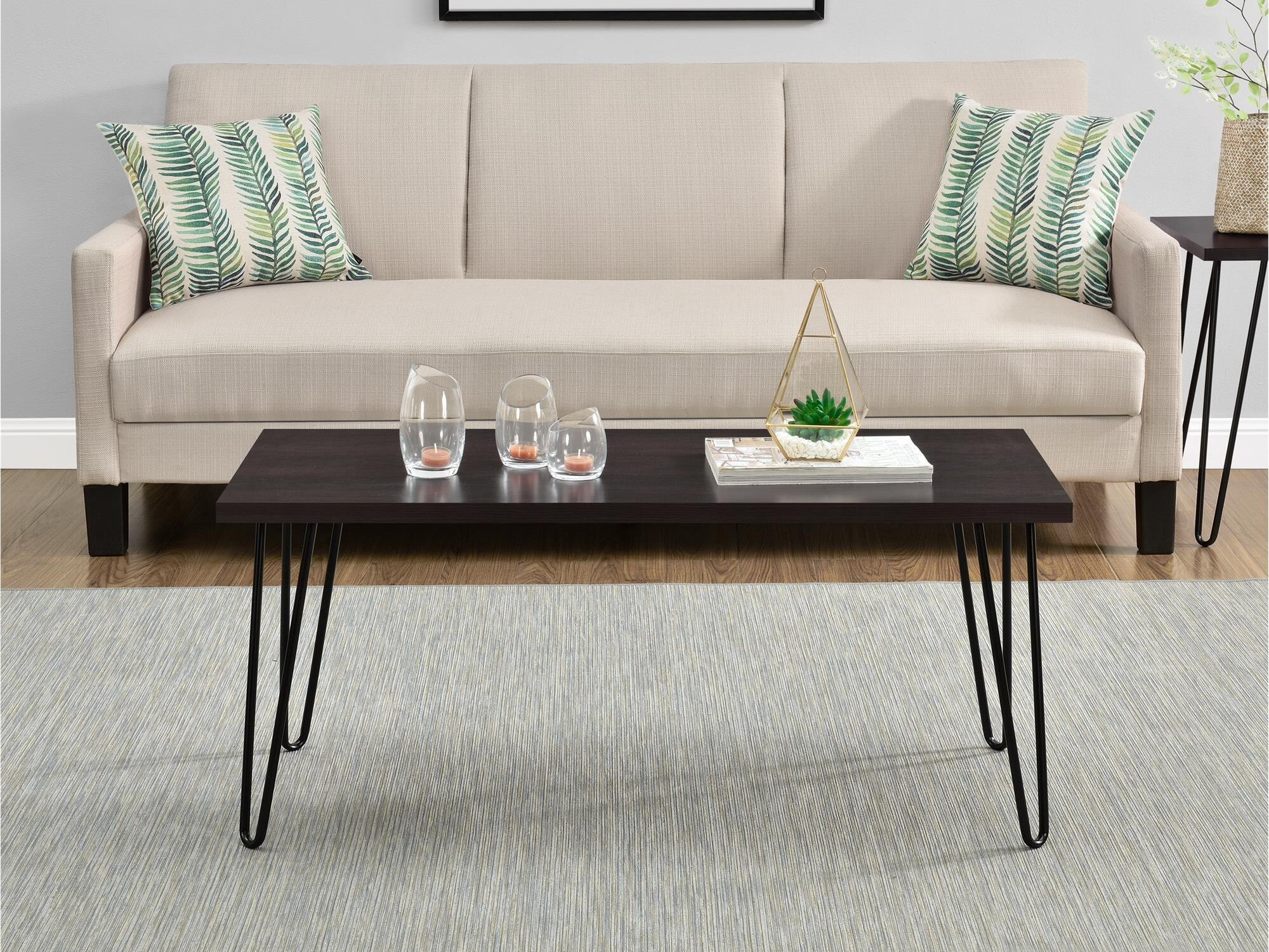 Couchtisch Nutive 100 (Dunkelbraun)