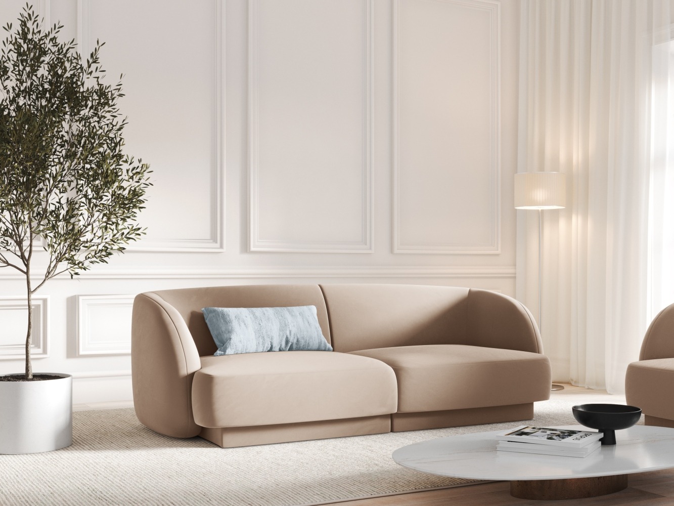 Modulares Sofa Tivlomi 100 (Bluvel 40)