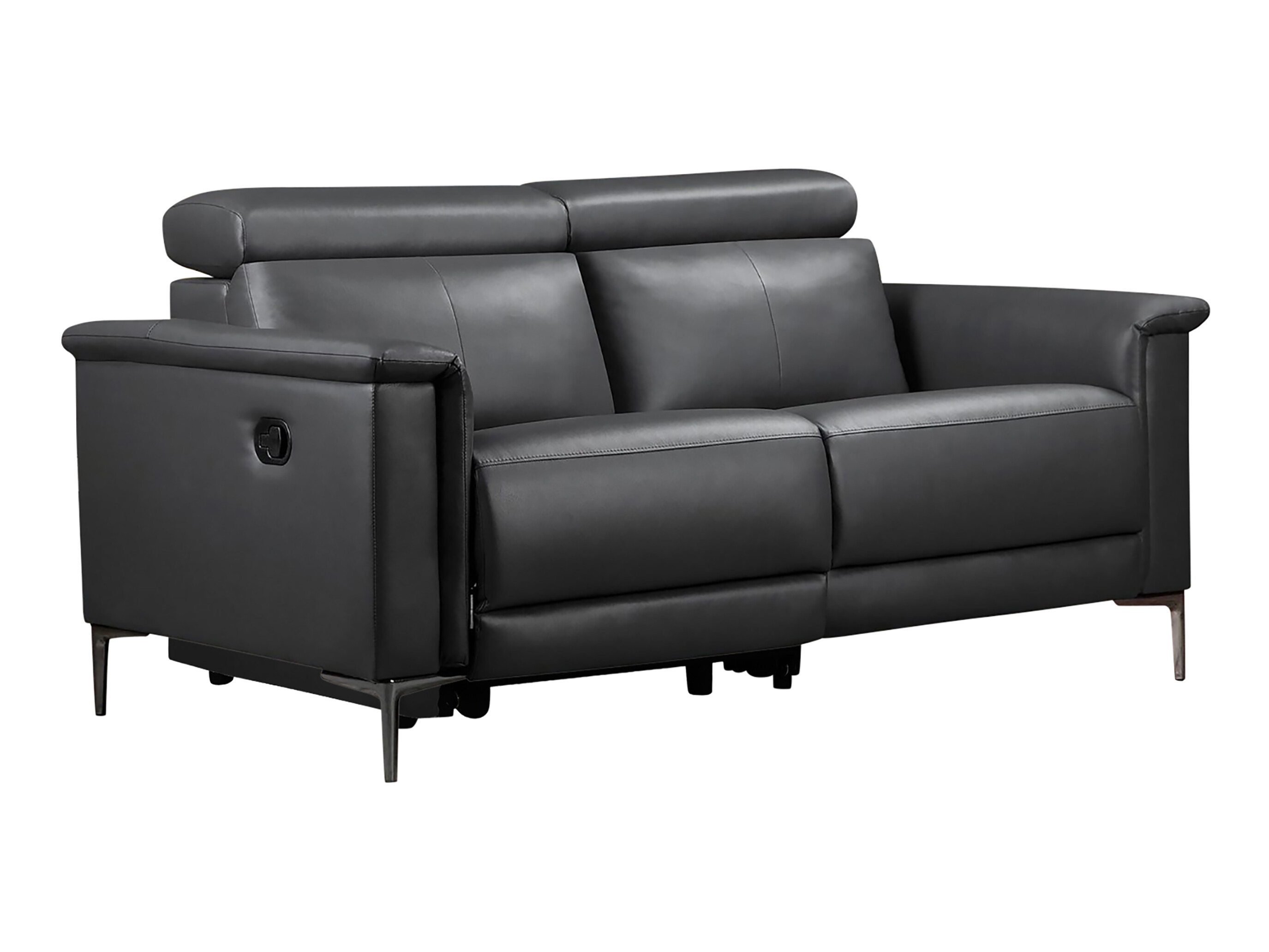 Sofa mit Liegefunktion Evamare 100 (Dunkelgrau)