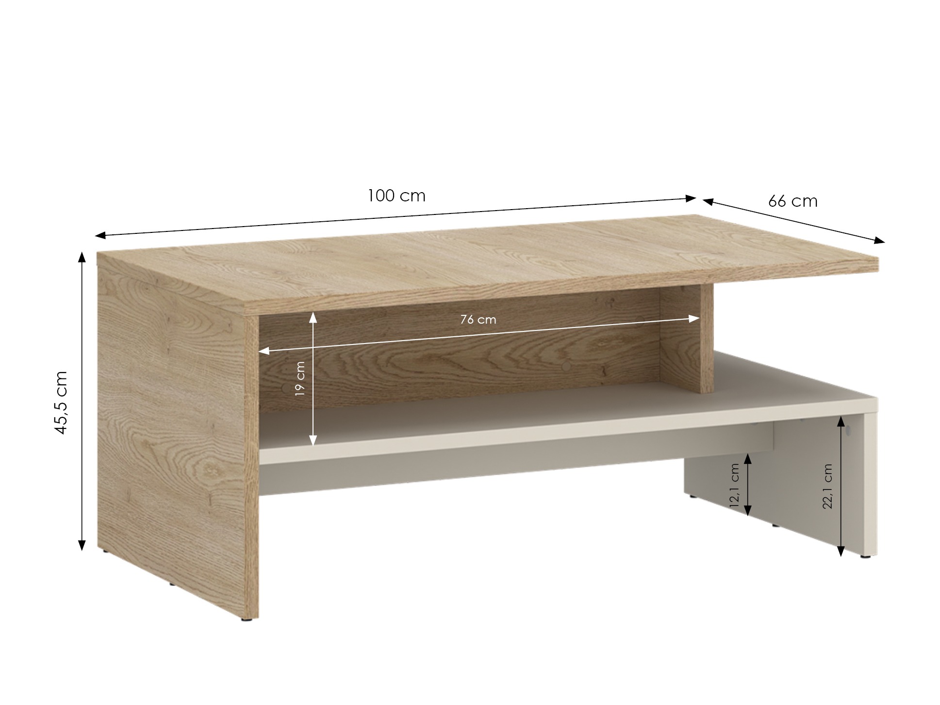 Couchtisch Avicoro 100