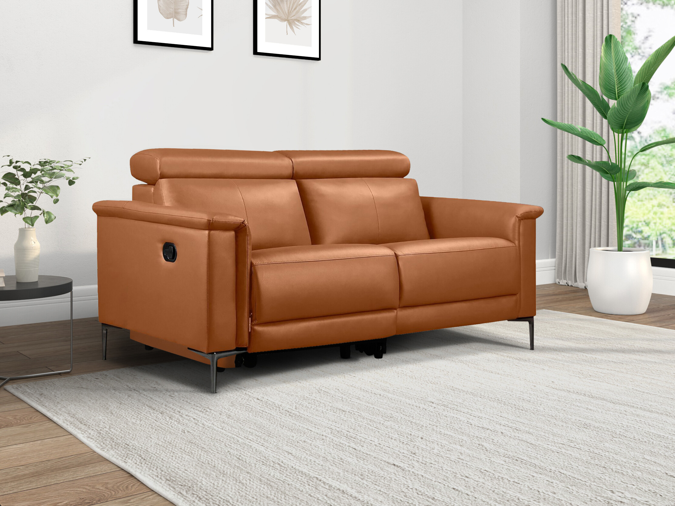 Sofa mit Liegefunktion Evamare 100 (Braun)