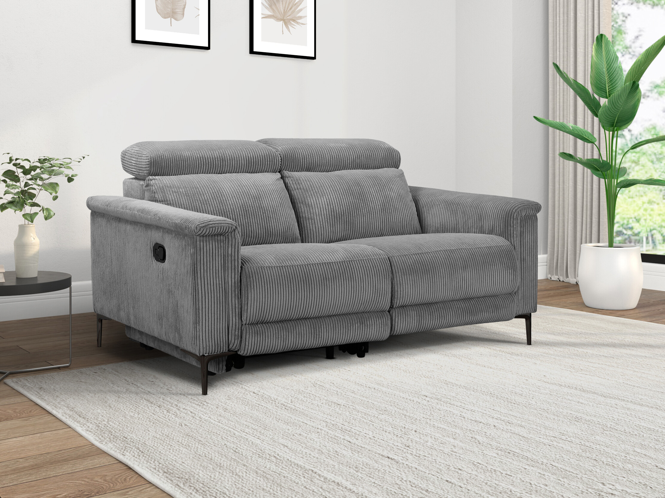 Sofa mit Liegefunktion Evamare 100 (Grau)
