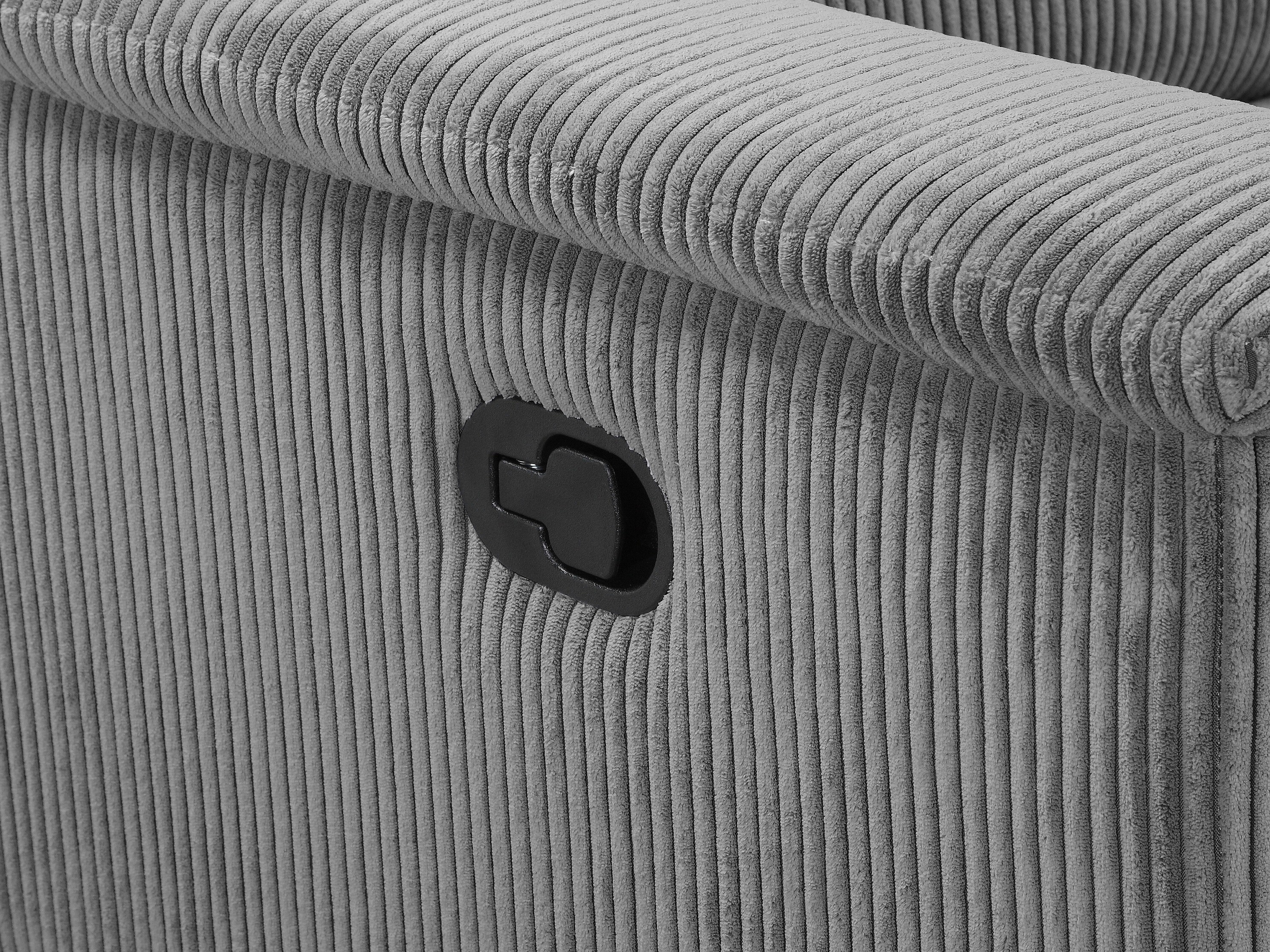 Sofa mit Liegefunktion Evamare 100 (Grau)