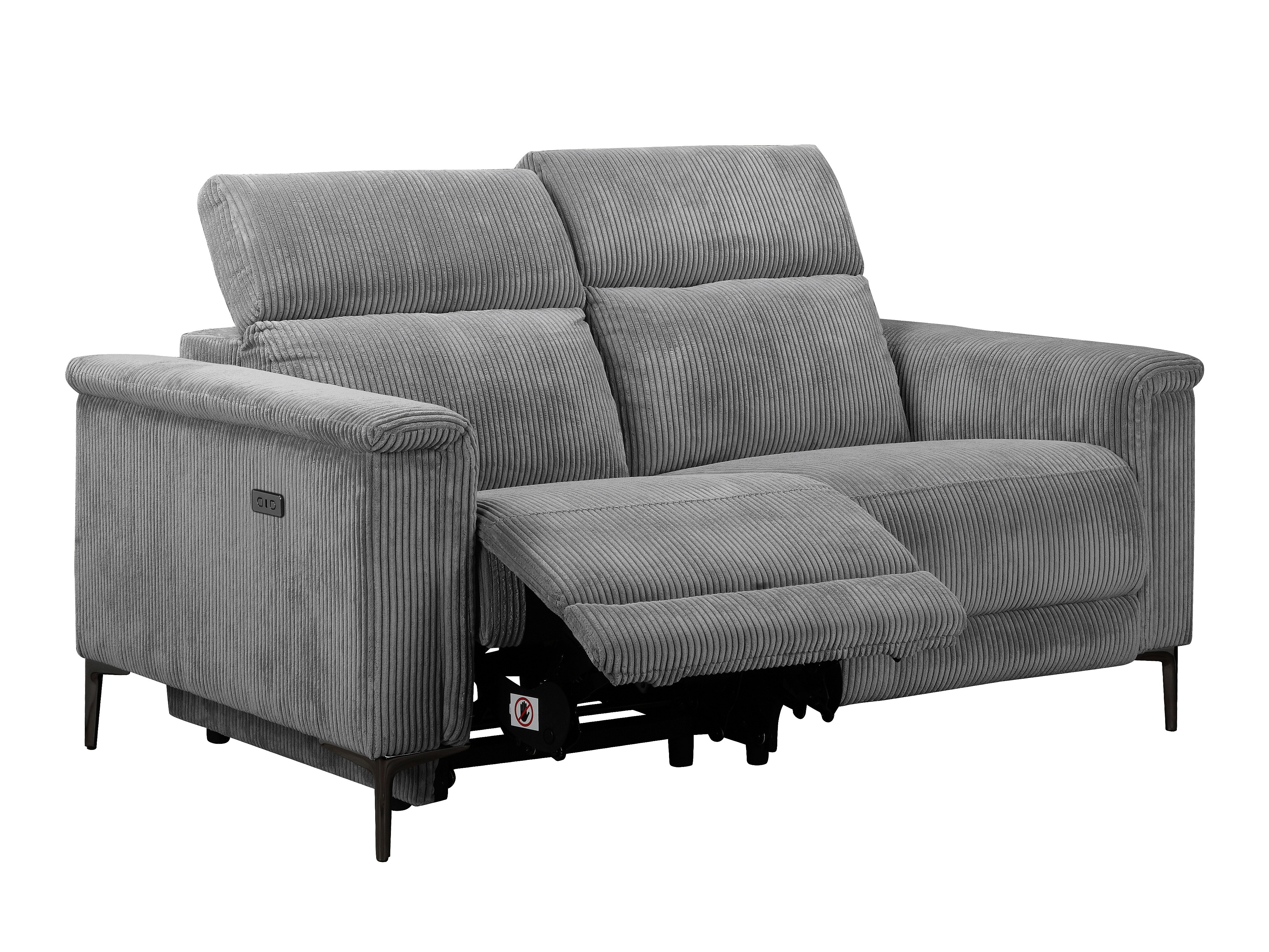 Sofa mit Liegefunktion Evamare 107 (Grau)