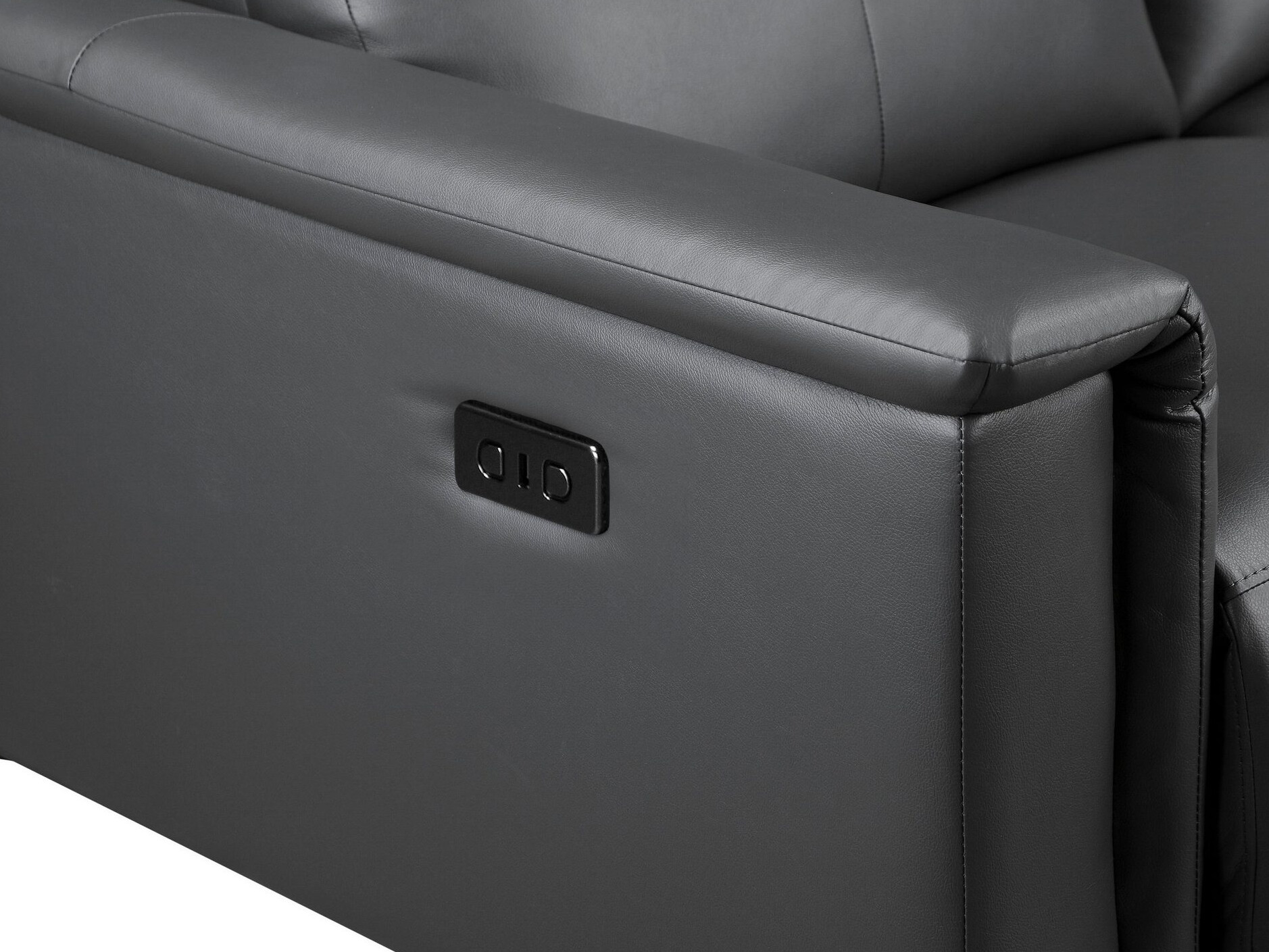 Sofa mit Liegefunktion Evamare 107 (Grau)