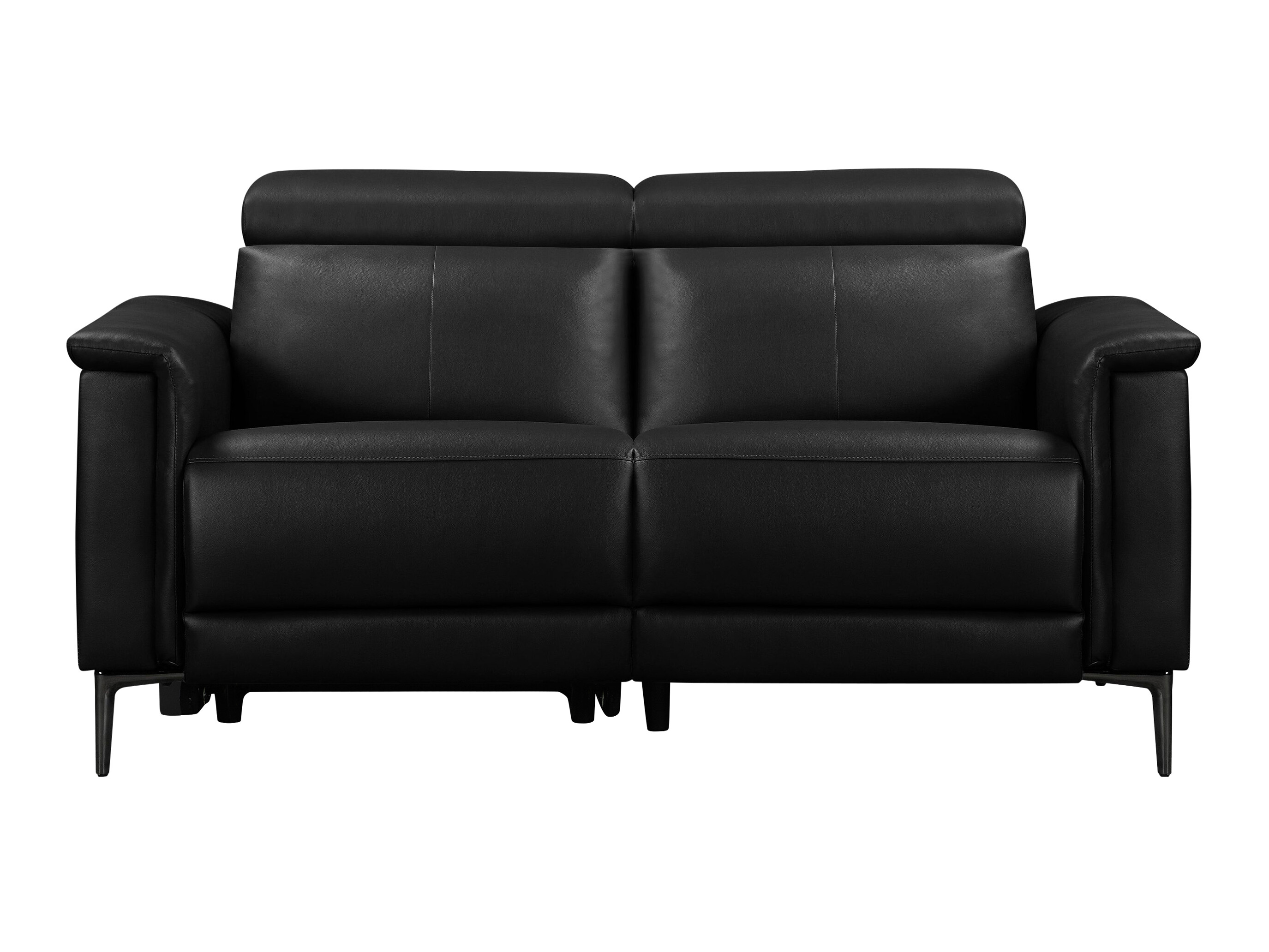 Sofa mit Liegefunktion Evamare 107 (Schwarz)