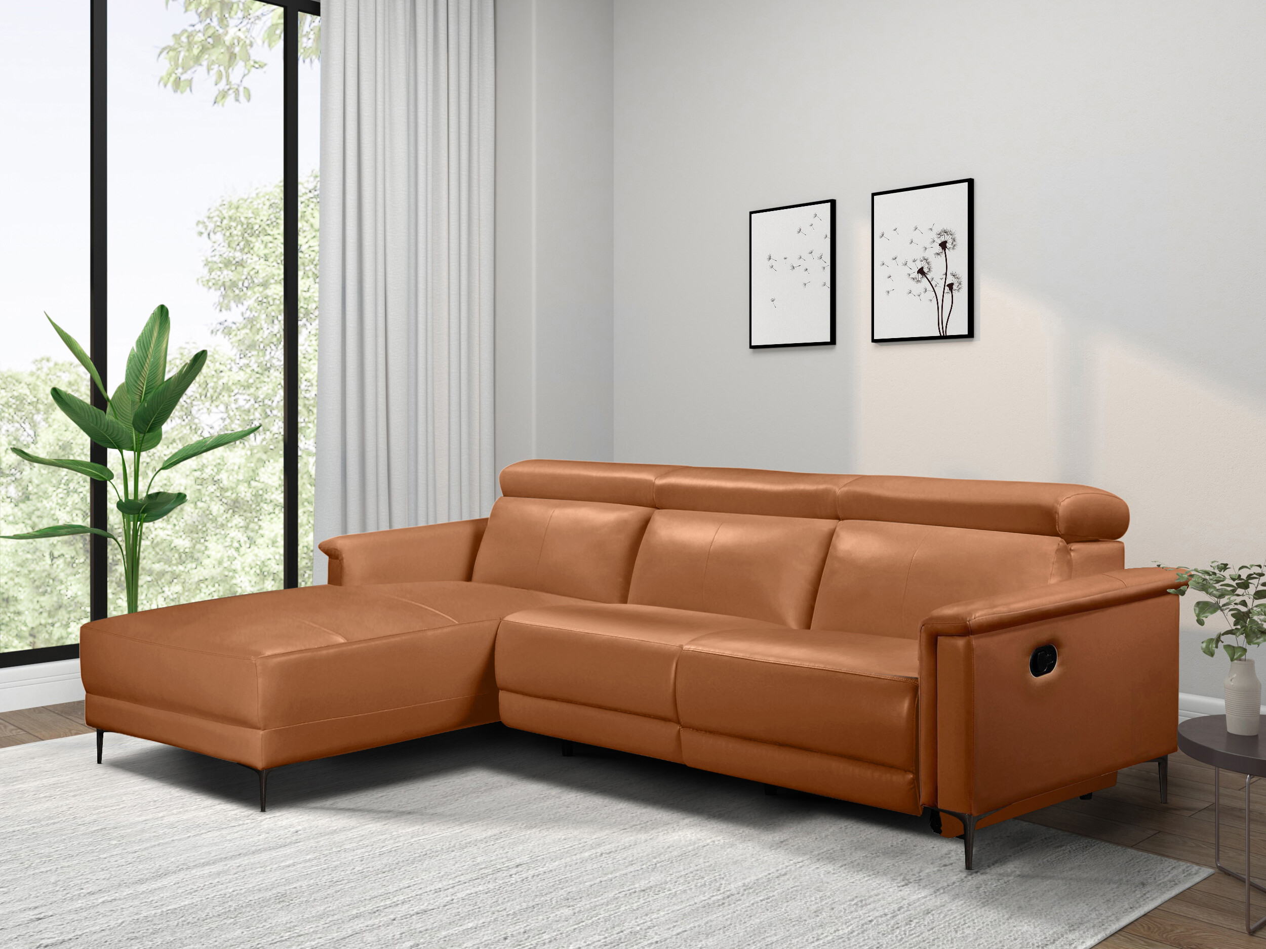 Ecksofa Liegesessel Evamare 106 (Braun)