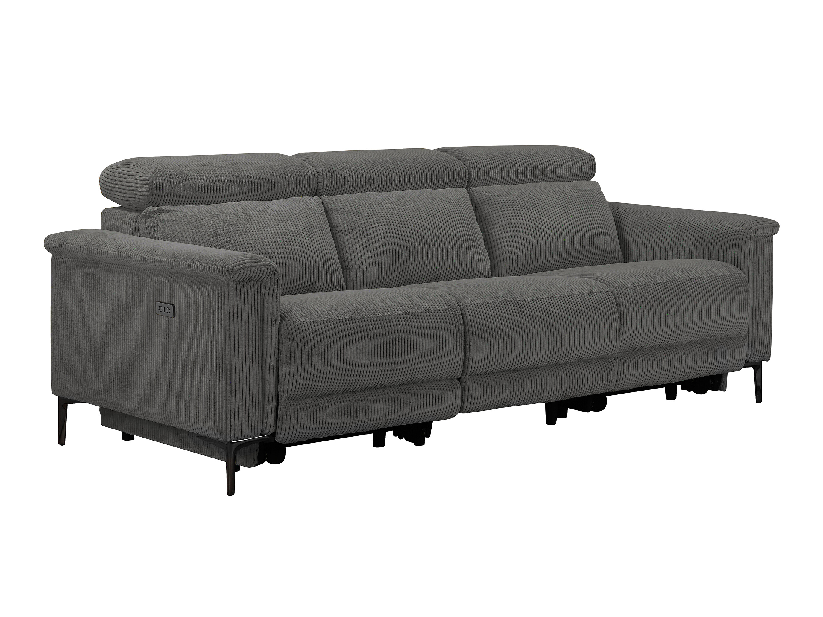 Sofa mit Liegefunktion Evamare 103 (Dunkelgrau)