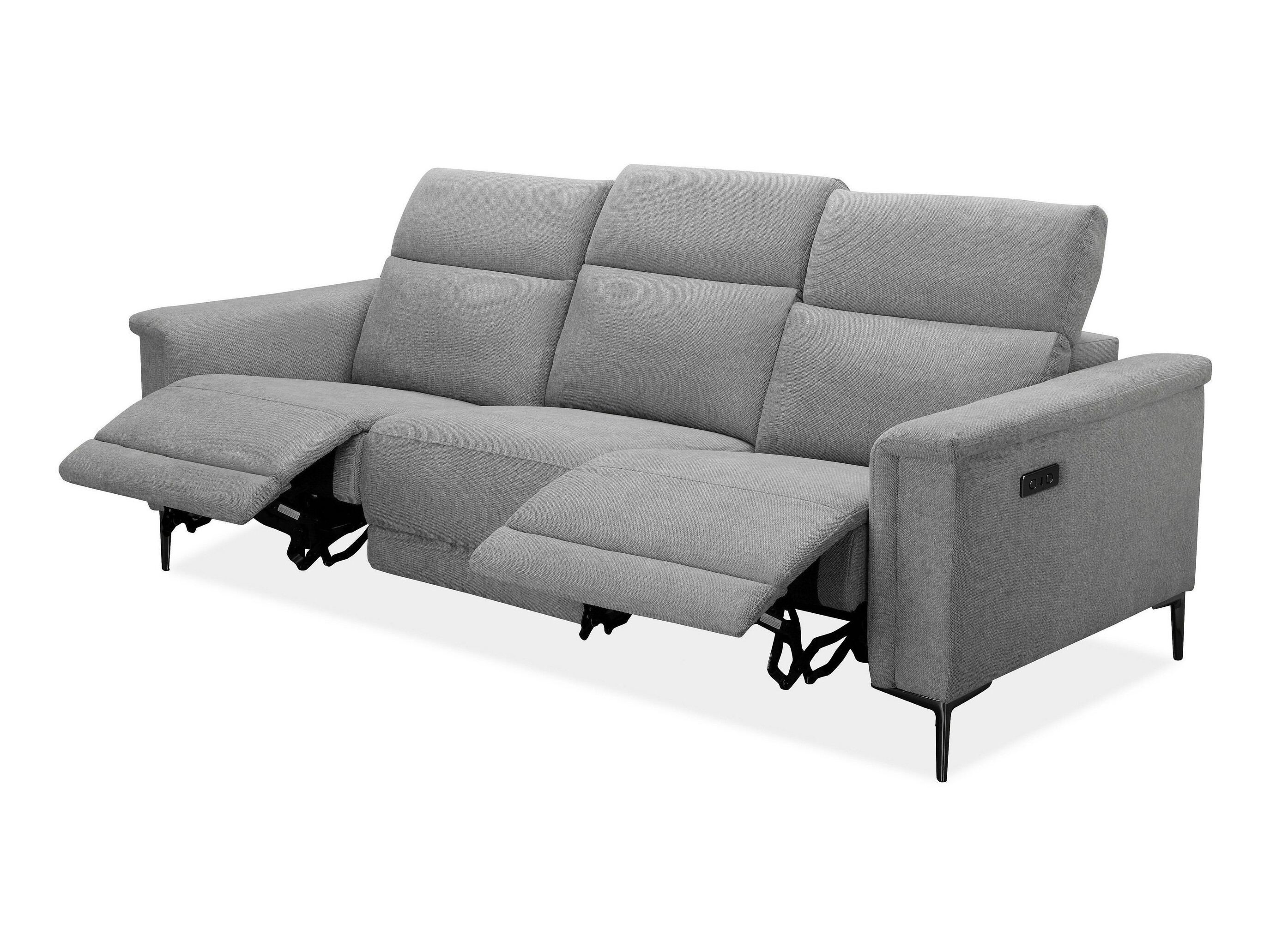 Sofa mit Liegefunktion Evamare 103 (Hellgrau)