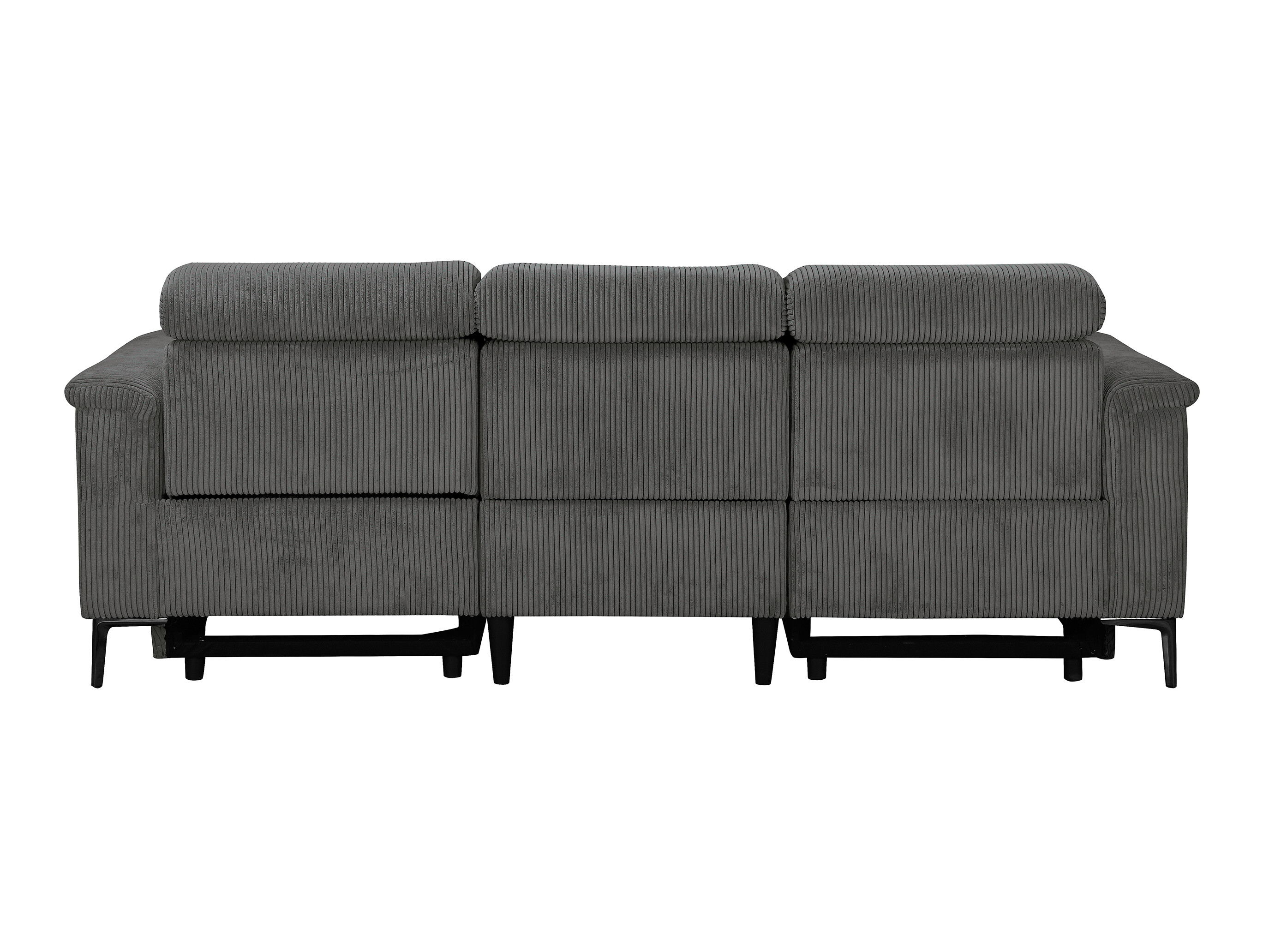 Sofa mit Liegefunktion Evamare 104 (Dunkelgrau)