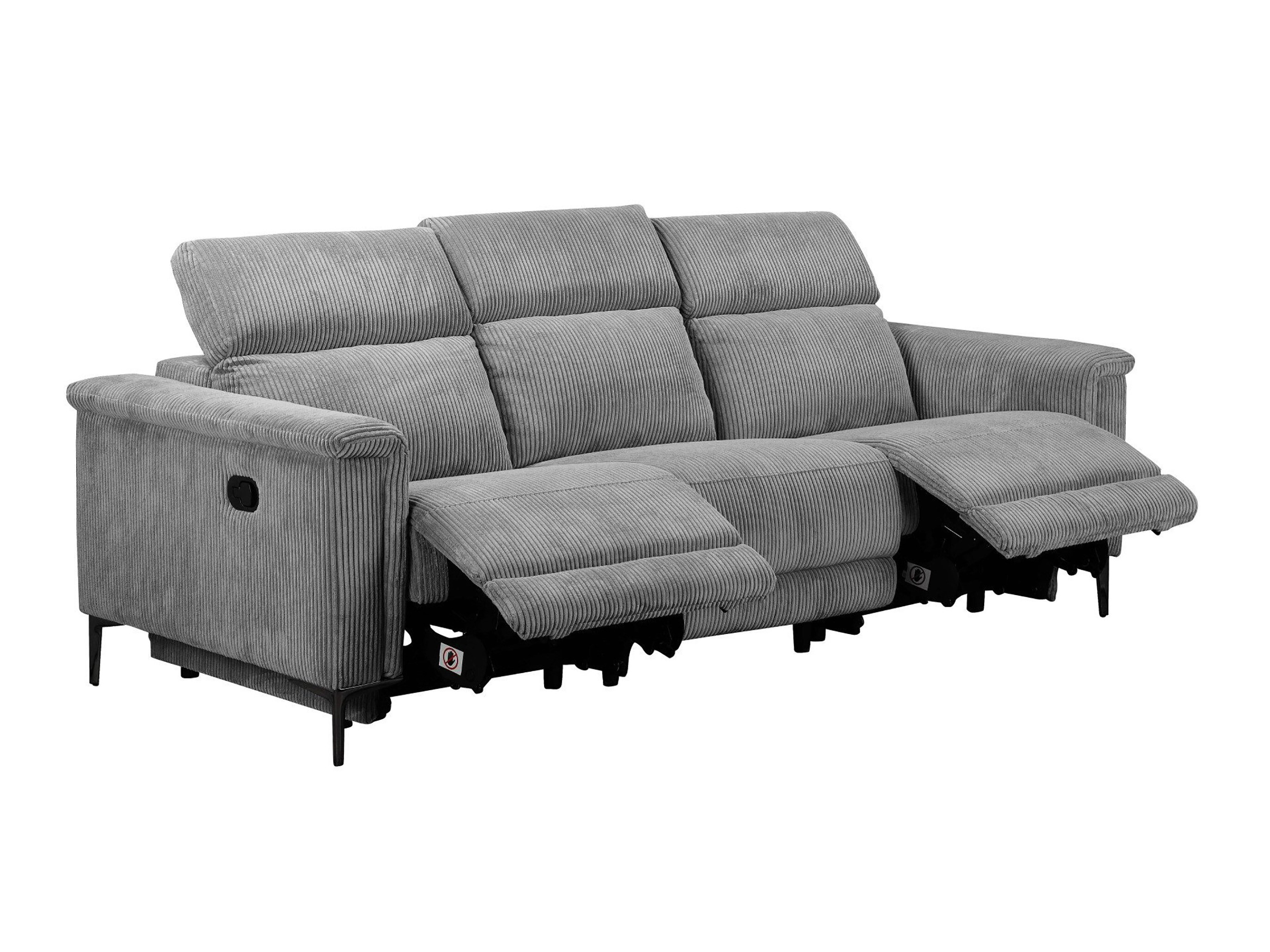 Sofa mit Liegefunktion Evamare 104 (Hellgrau)