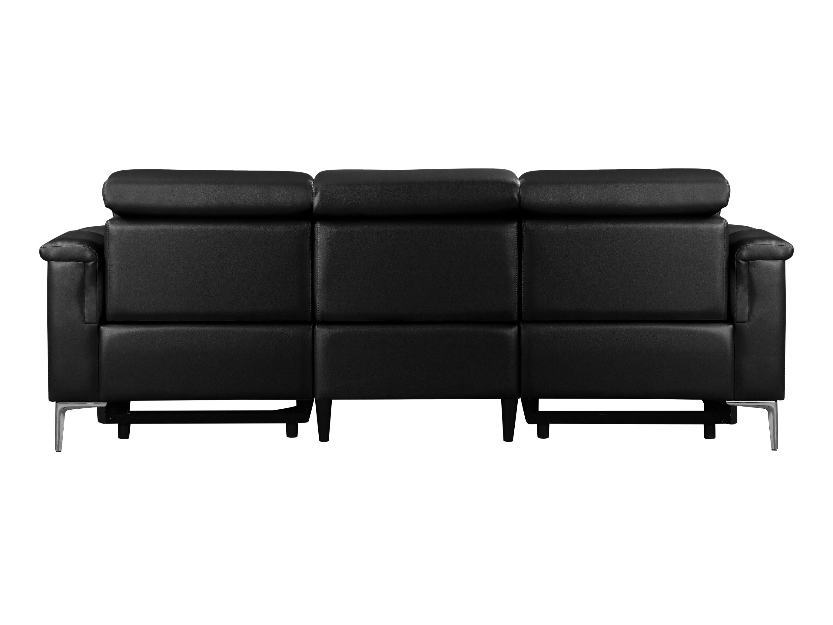 Sofa mit Liegefunktion Evamare 104 (Schwarz)