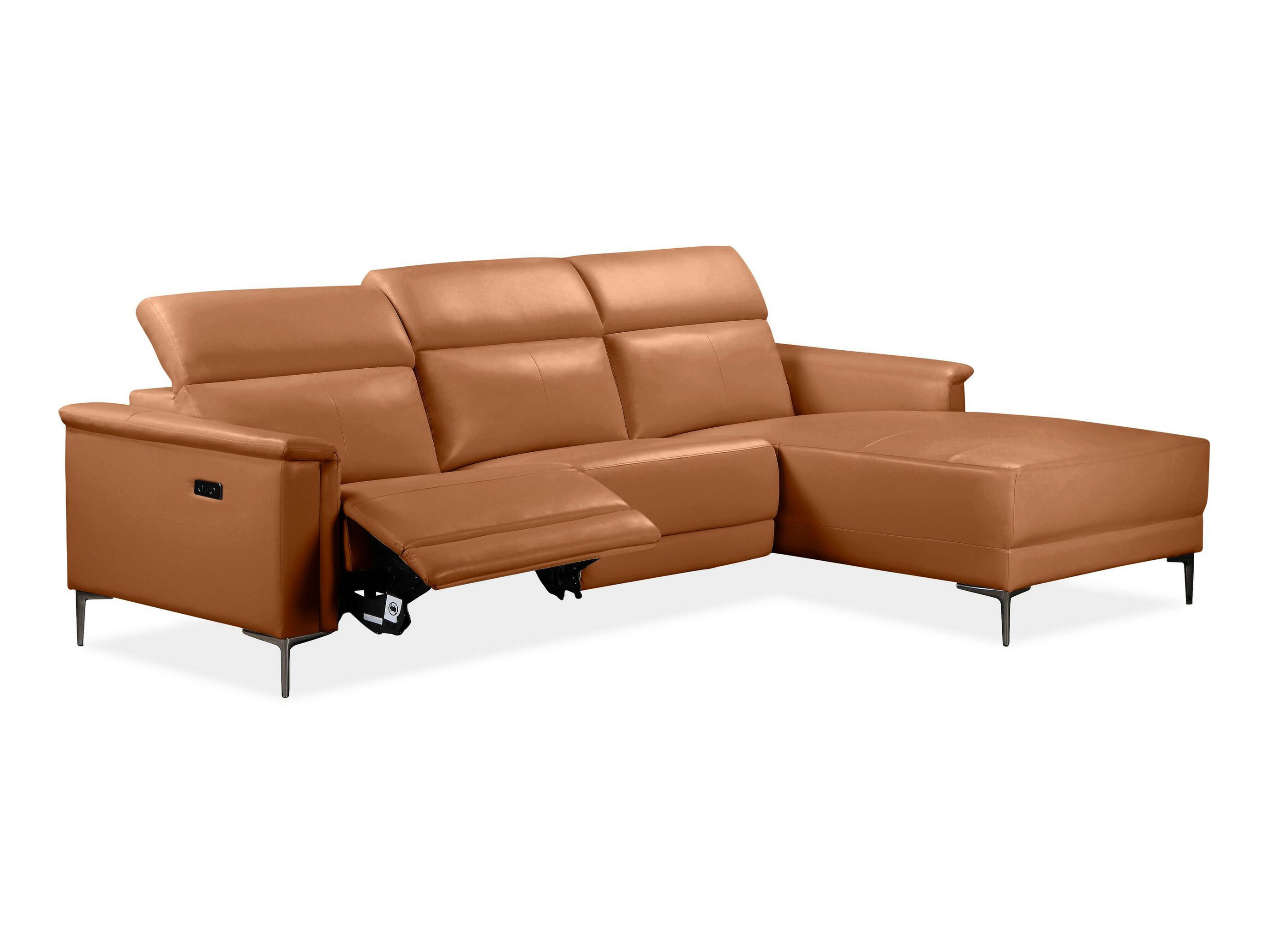 Ecksofa Liegesessel Denton 1499 (Braun)