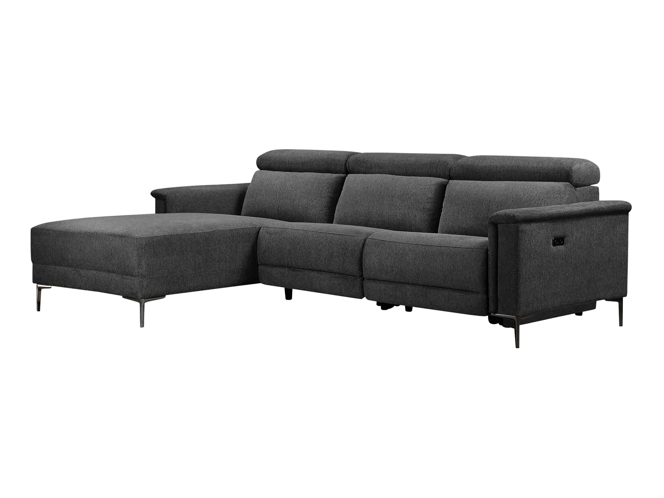 Ecksofa Liegesessel Evamare 105 (Anthrazit)