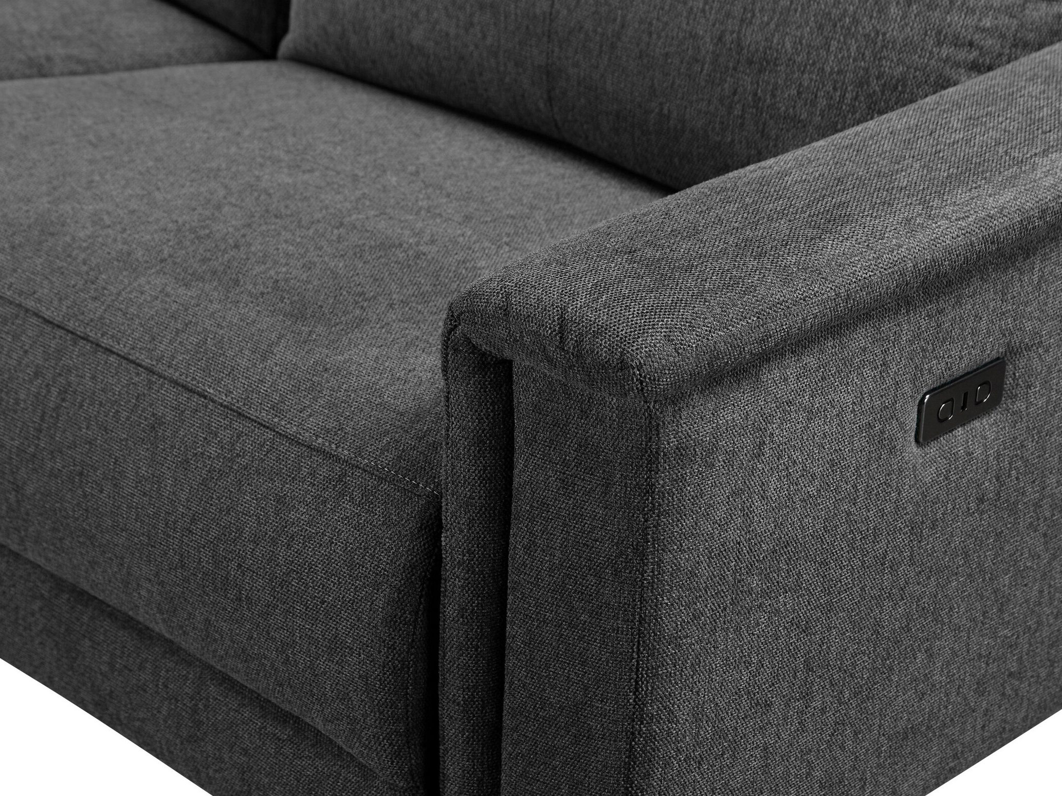 Ecksofa Liegesessel Evamare 105 (Anthrazit)