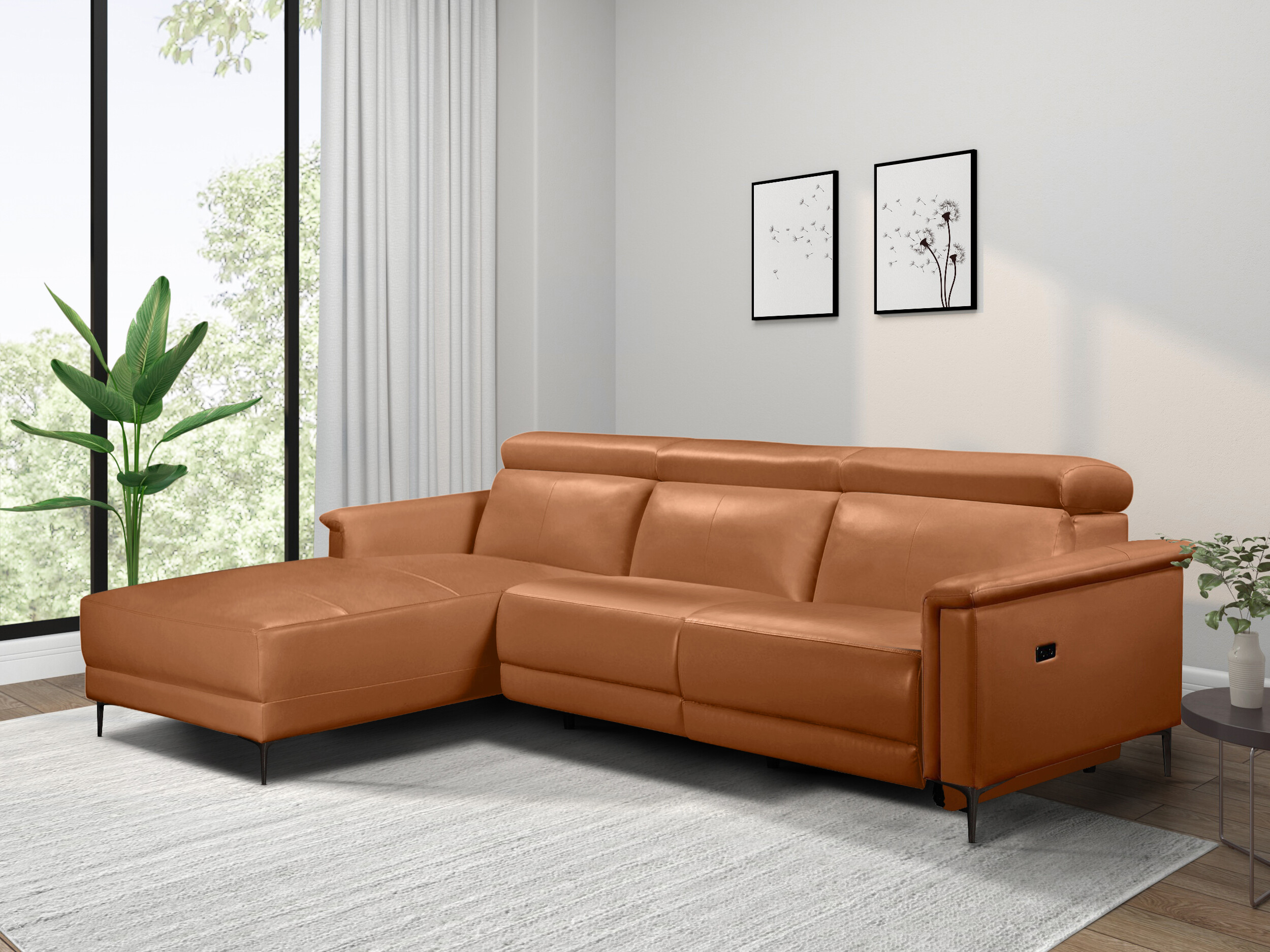 Ecksofa Liegesessel Evamare 105 (Braun)
