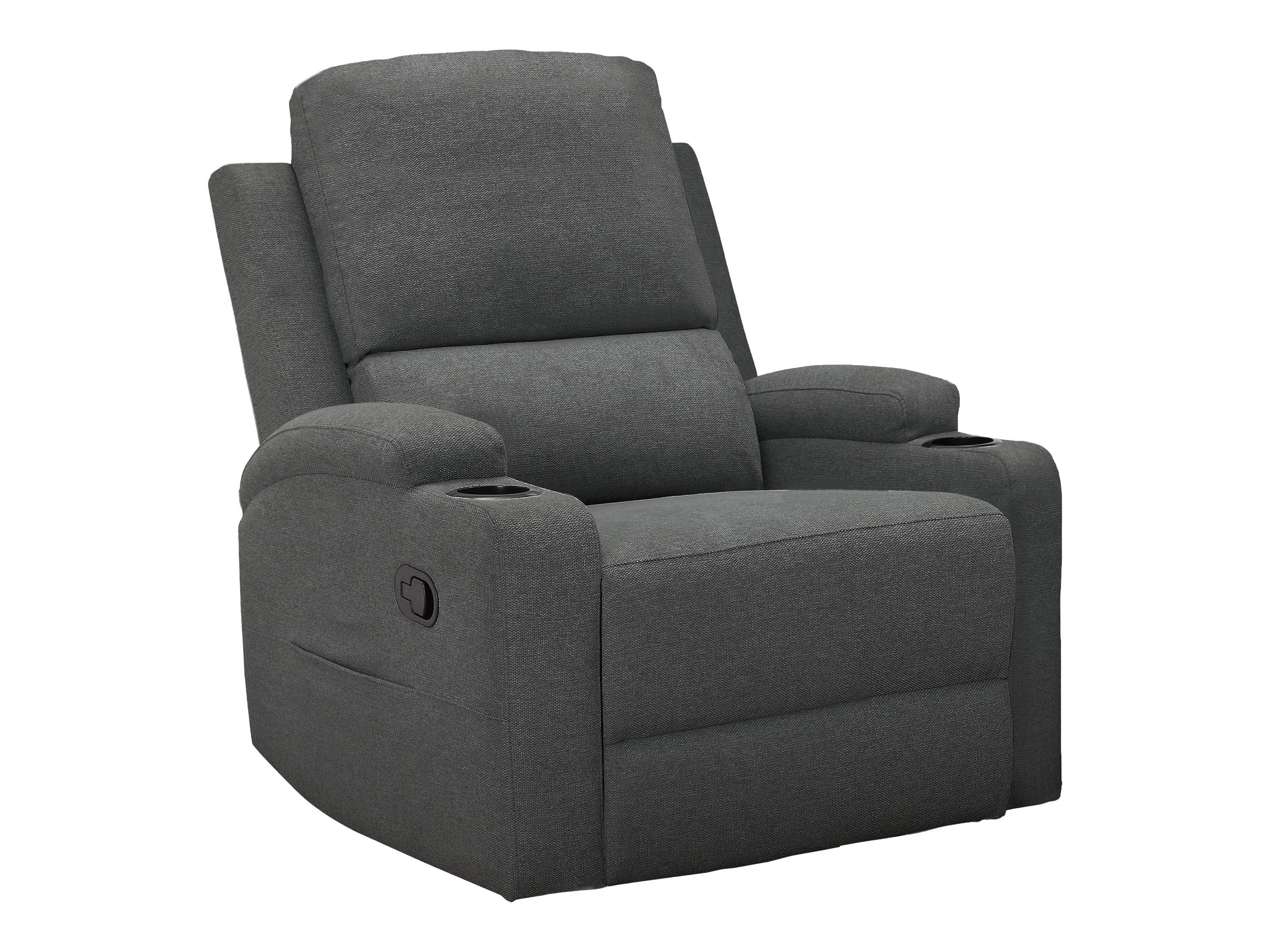 Sessel Liegesessel Denton 1565 (Anthrazit)