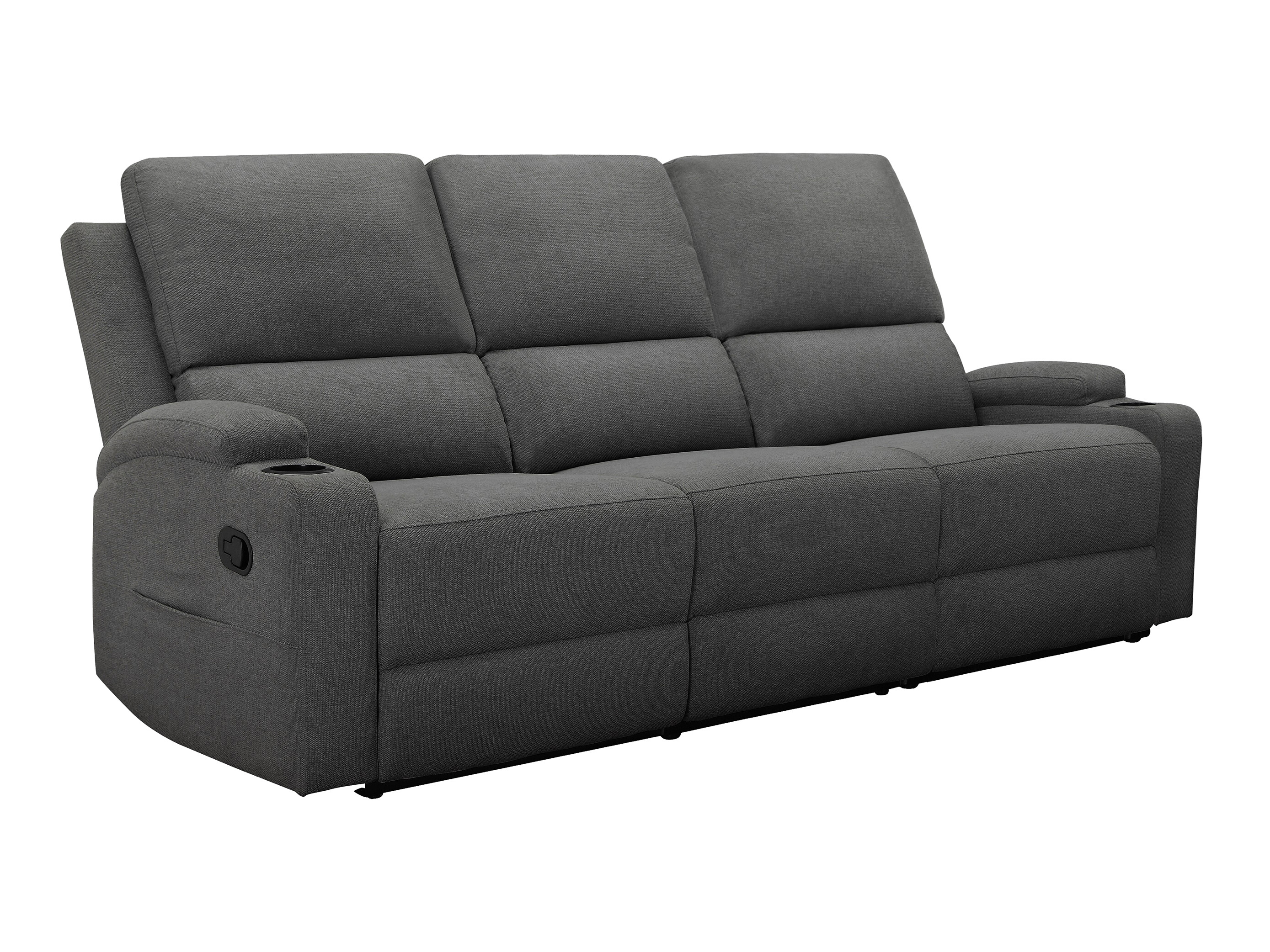 Sofa mit Liegefunktion Denton 1566 (Anthrazit)