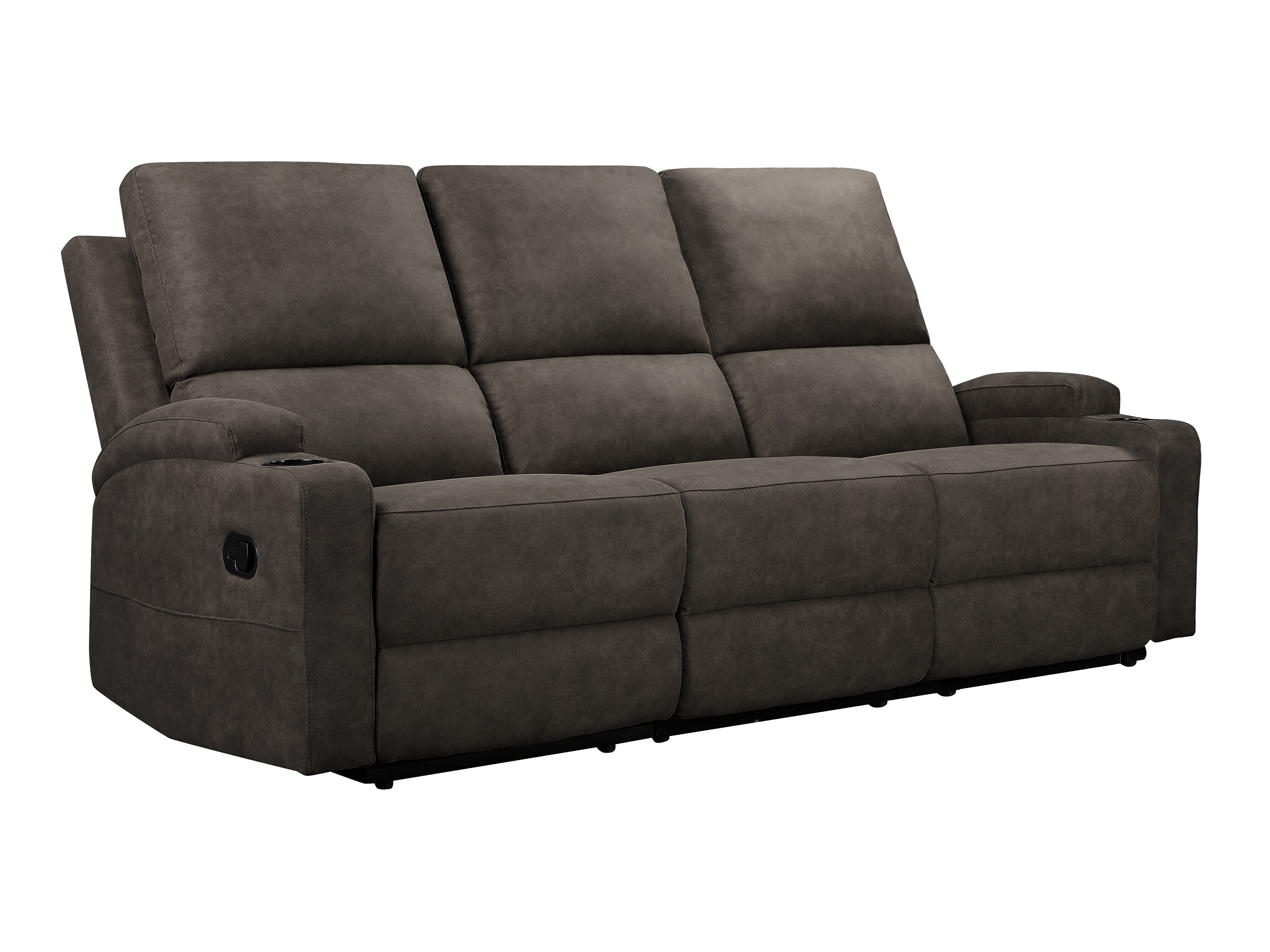 Sofa mit Liegefunktion Denton 1566 (Dunkelgrau)