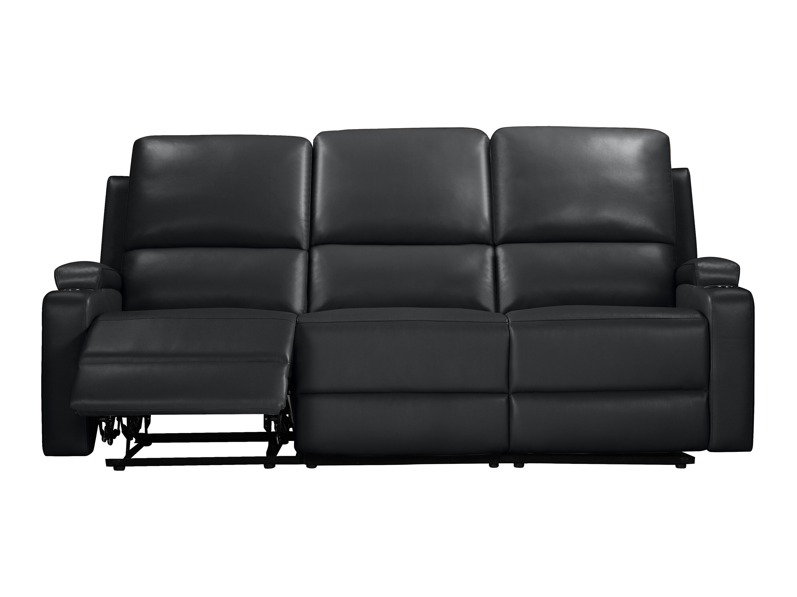 Sofa mit Liegefunktion Denton 1566 (Schwarz)