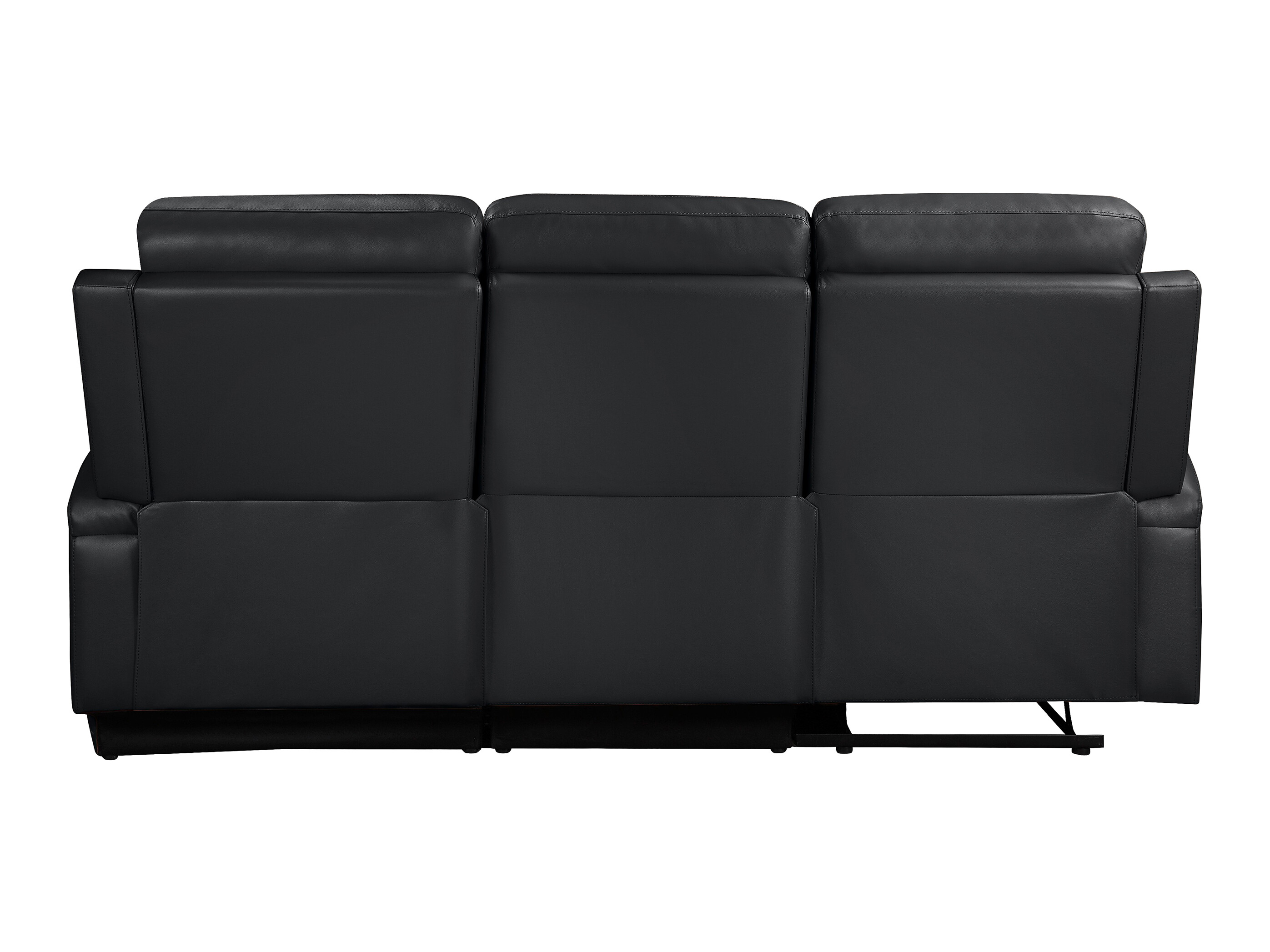 Sofa mit Liegefunktion Denton 1566 (Schwarz)
