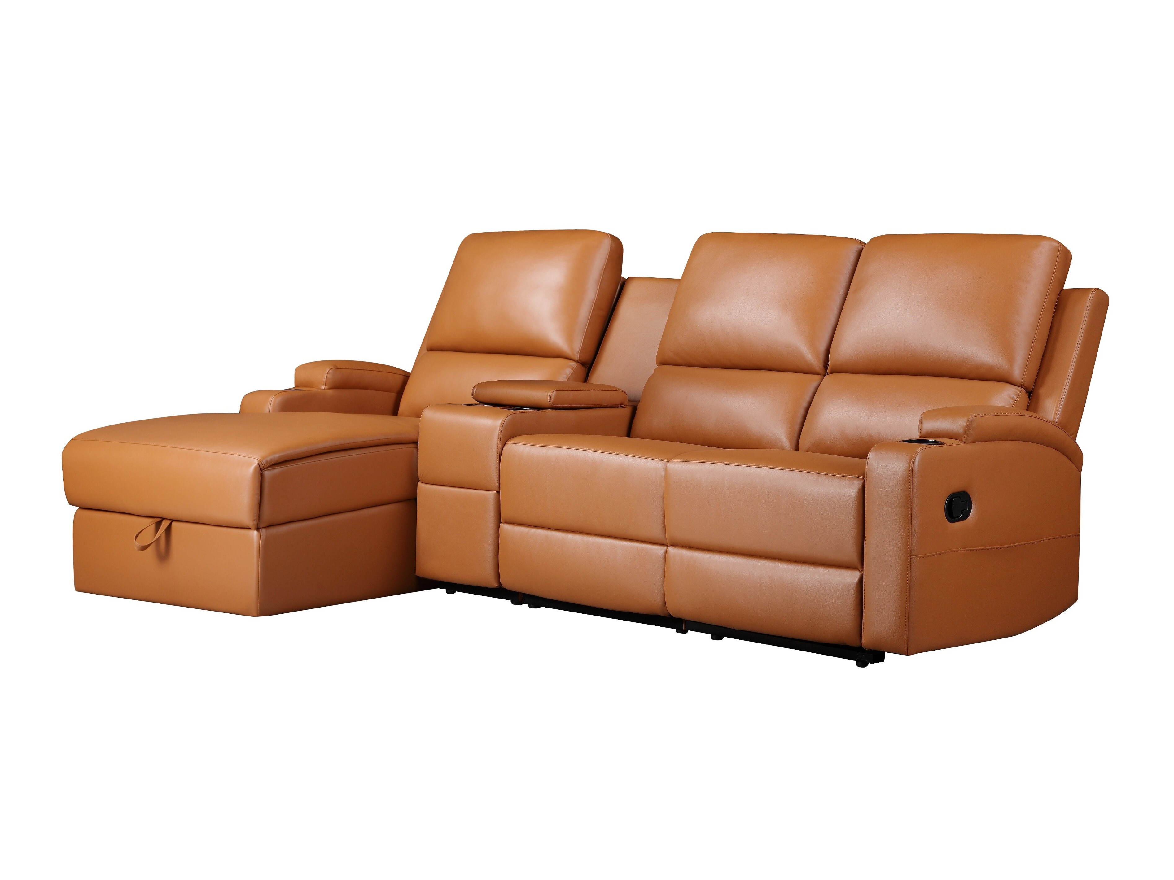 Ecksofa Liegesessel Denton 1368 (Braun)