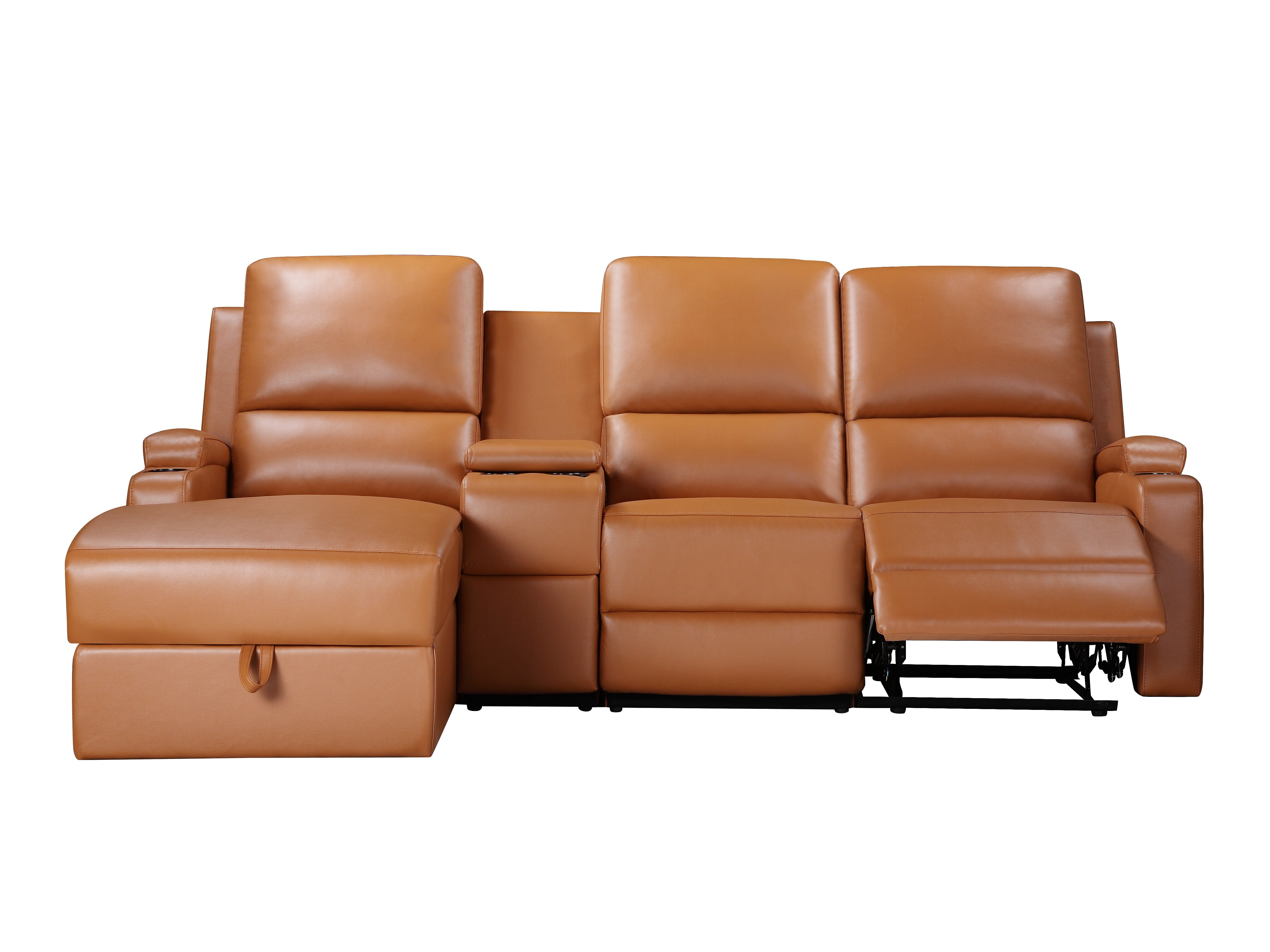 Ecksofa Liegesessel Denton 1368 (Braun)