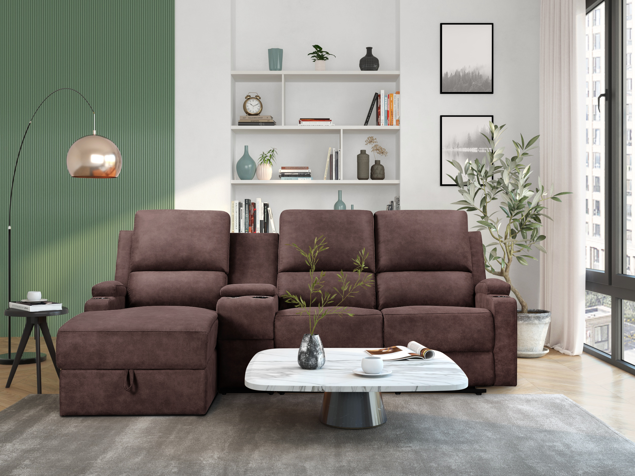 Ecksofa Liegesessel Denton 1568