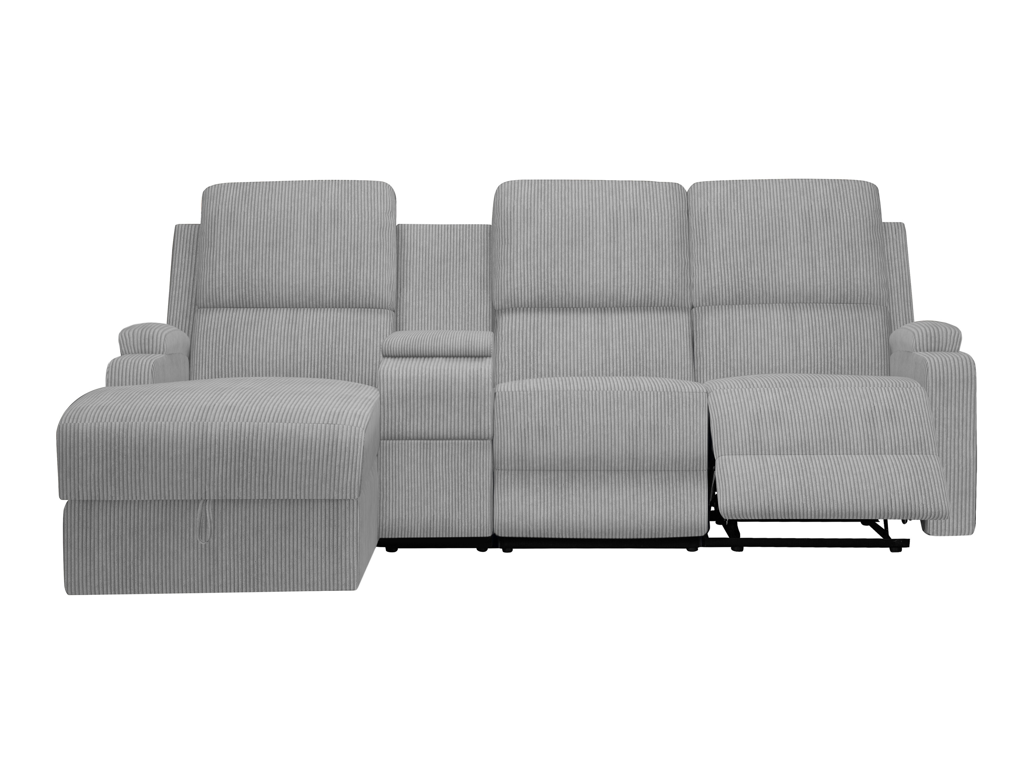 Ecksofa Liegesessel Denton 1568 (Grau)