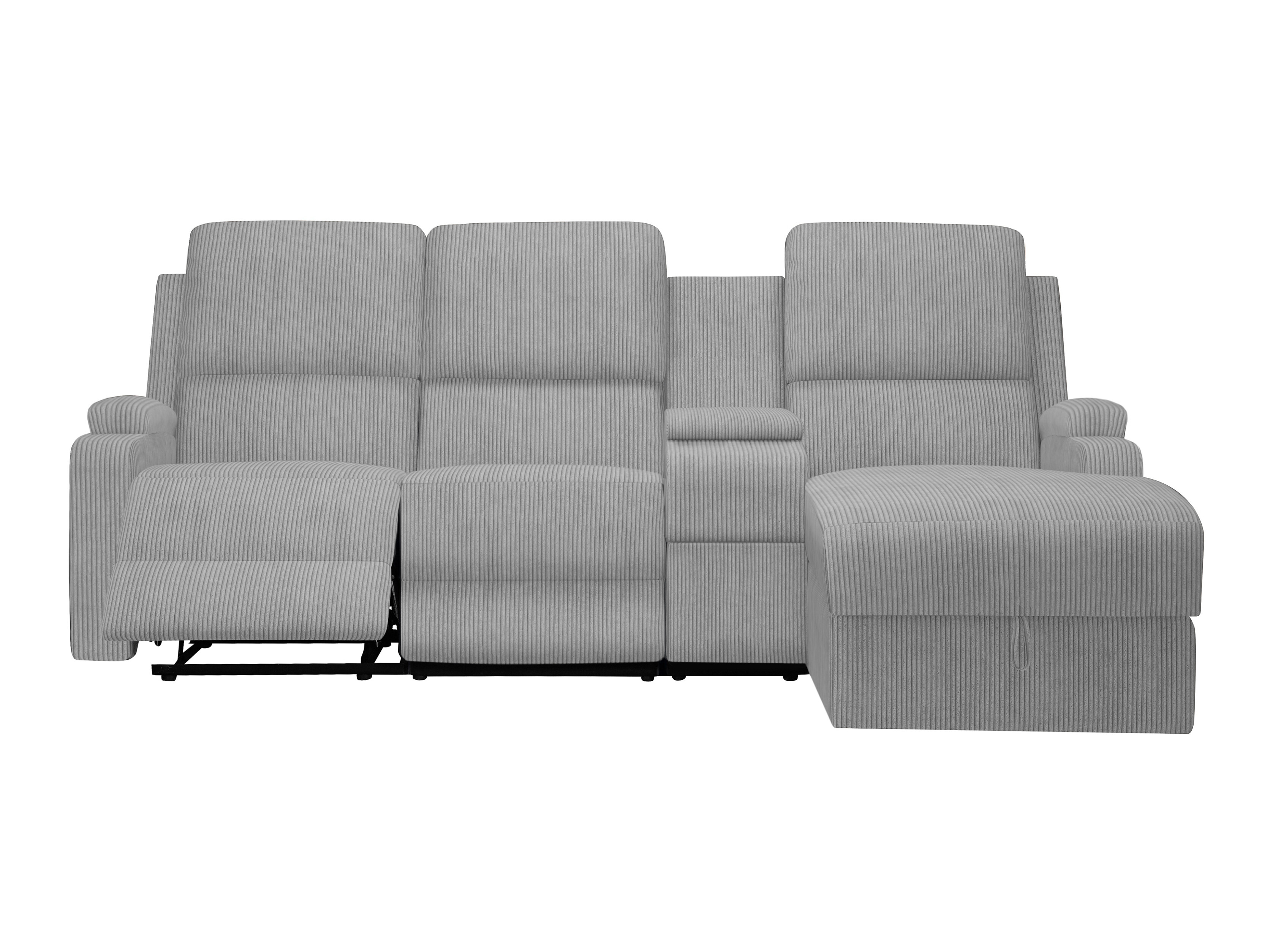 Ecksofa Liegesessel Denton 1568 (Grau)