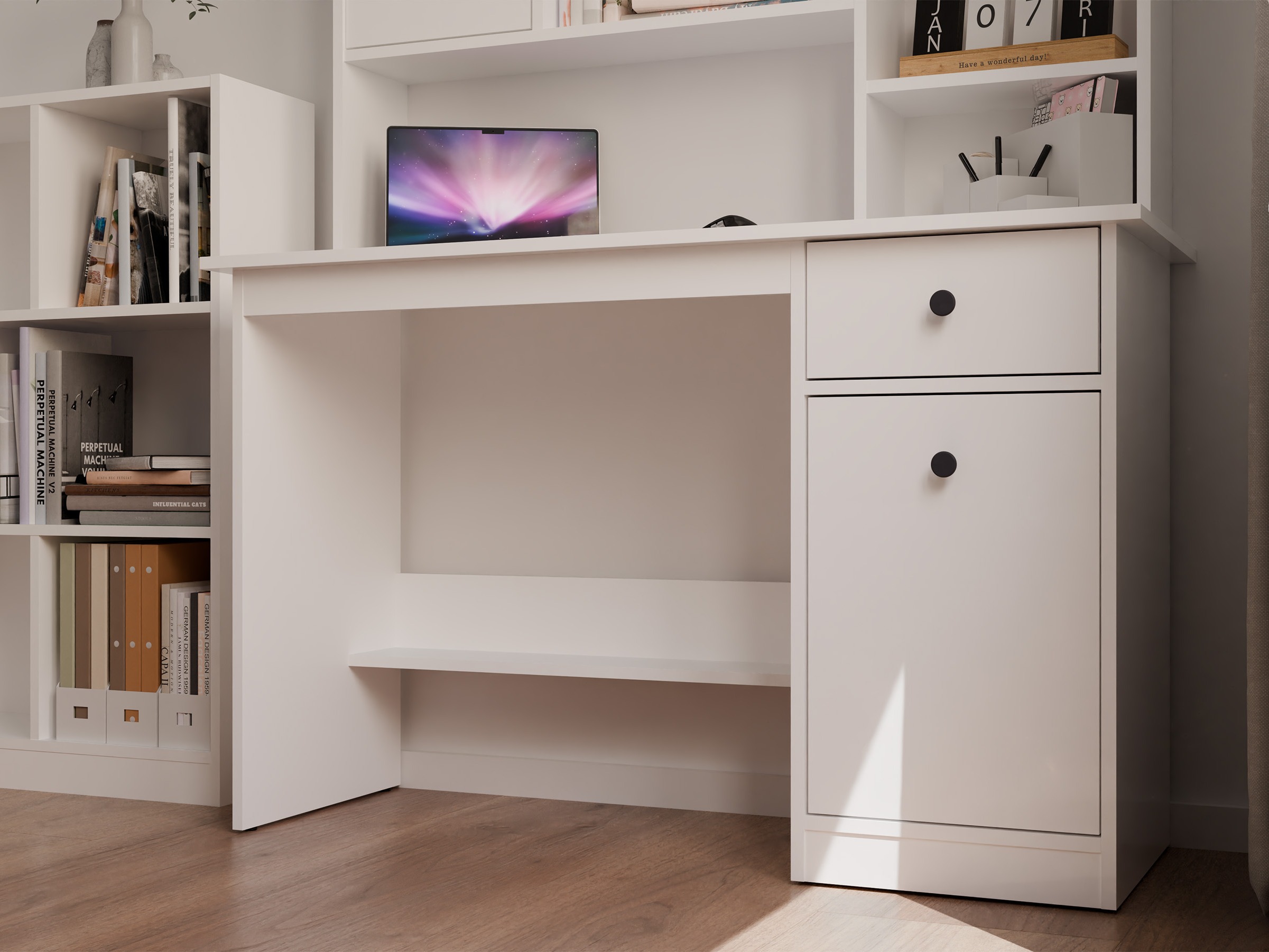 Bürotisch Mandeville 376 (Weiss)