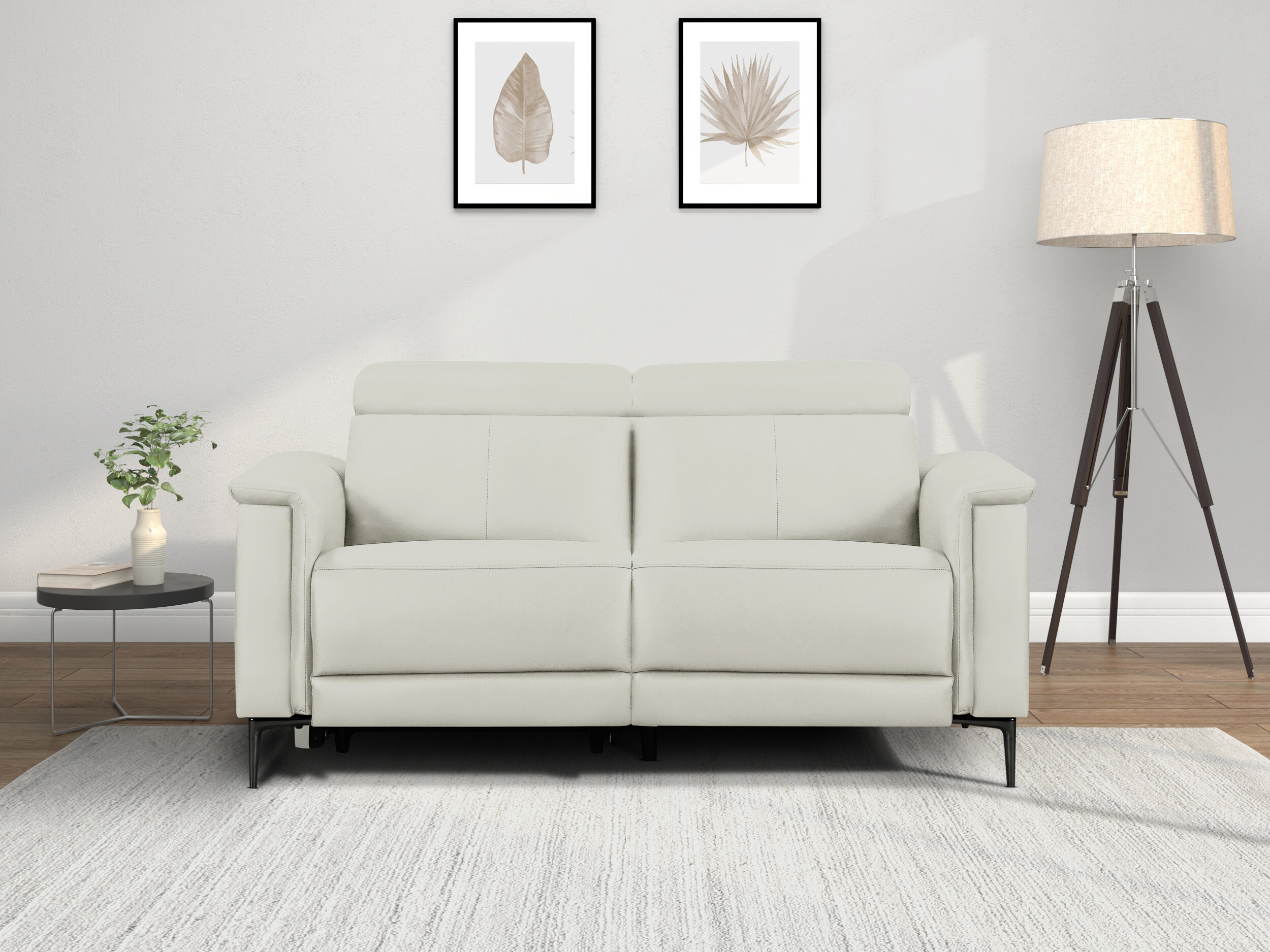 Sofa mit Liegefunktion Evamare 100 (Cremefarben)