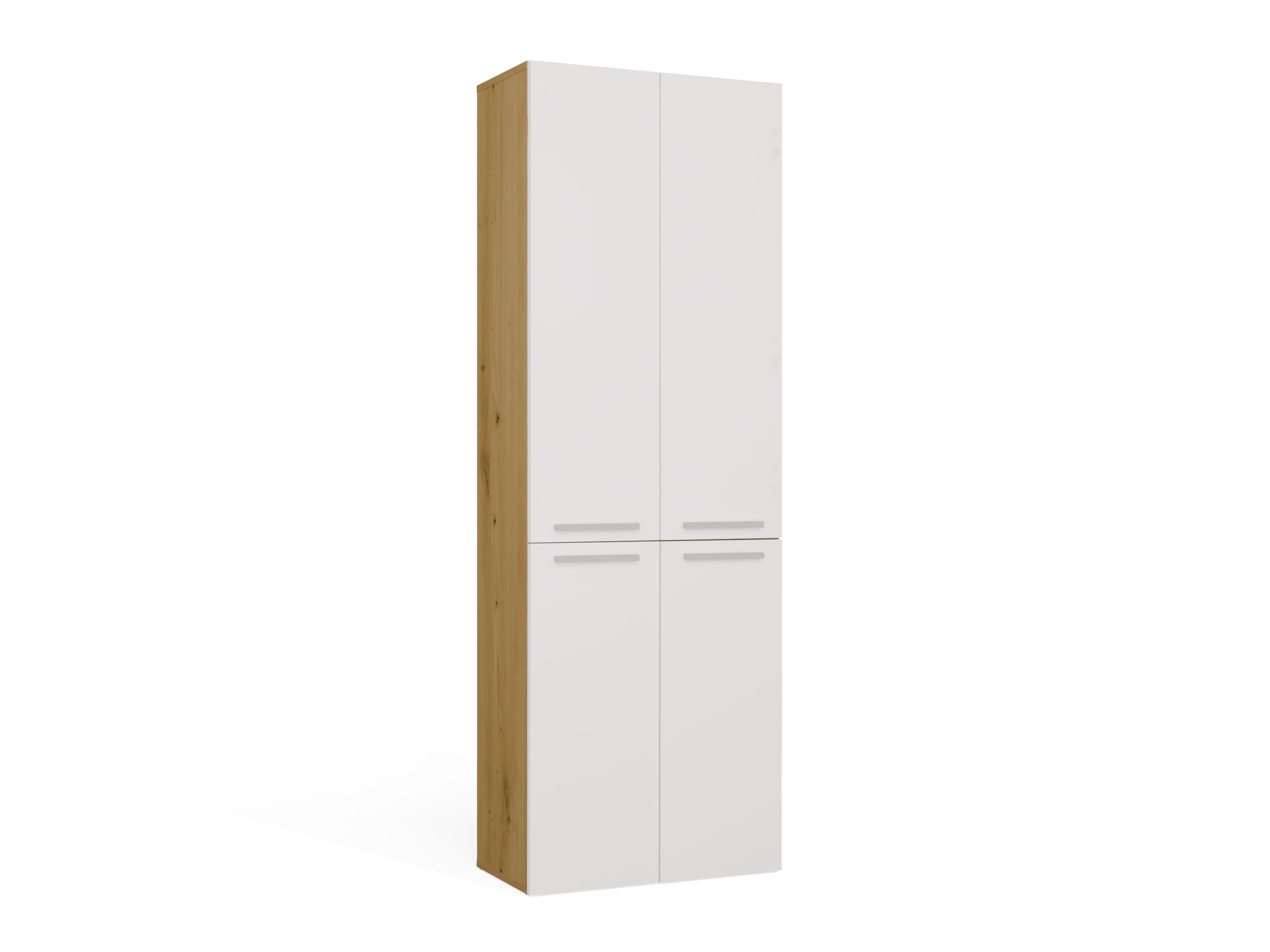 Stehender Badezimmerschrank Nolmaru 100 (Artisan Eichenholzoptik + Weiss)