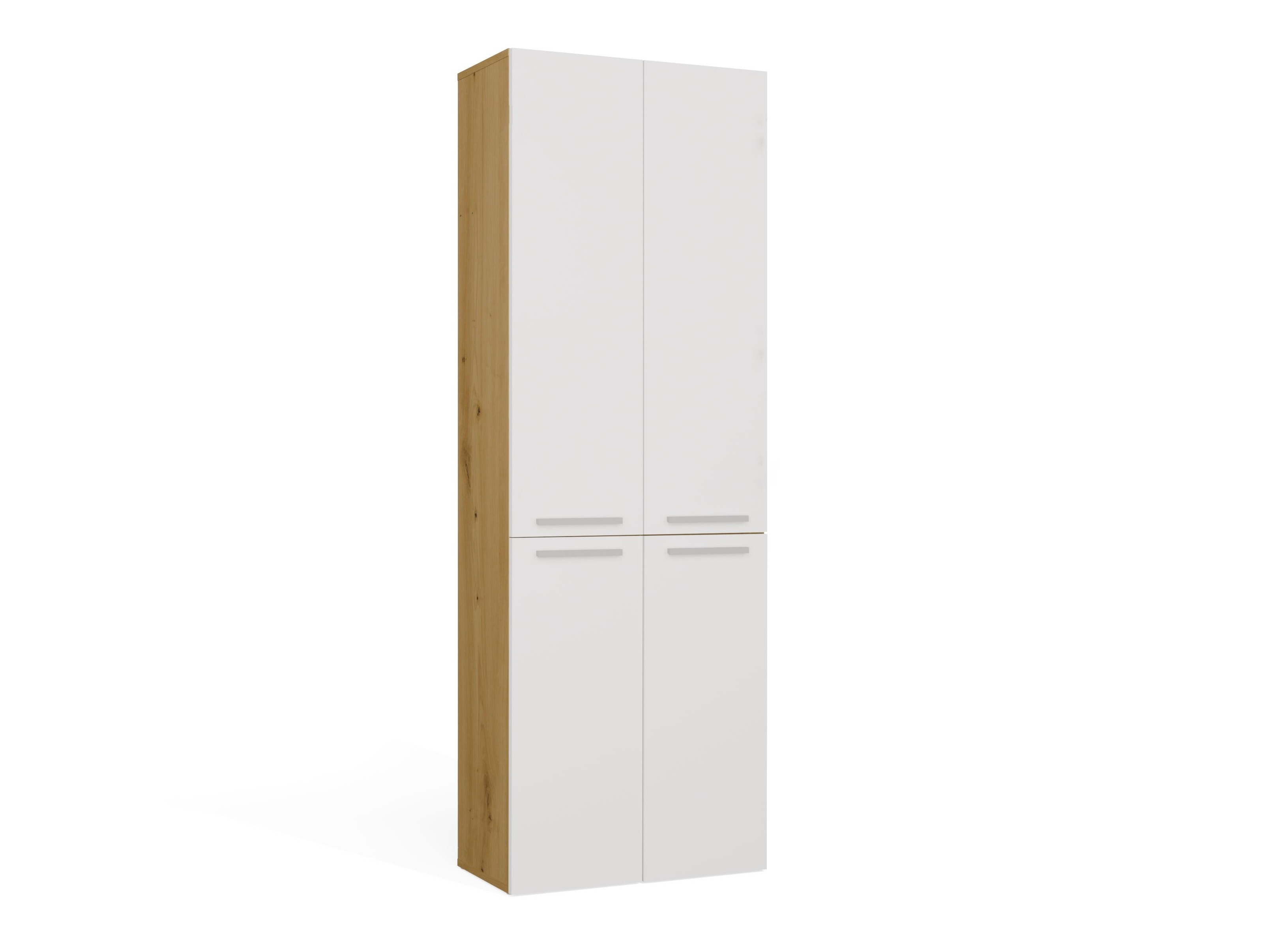 Stehender Badezimmerschrank Nolmaru 102 (Artisan Eichenholzoptik + Weiss)