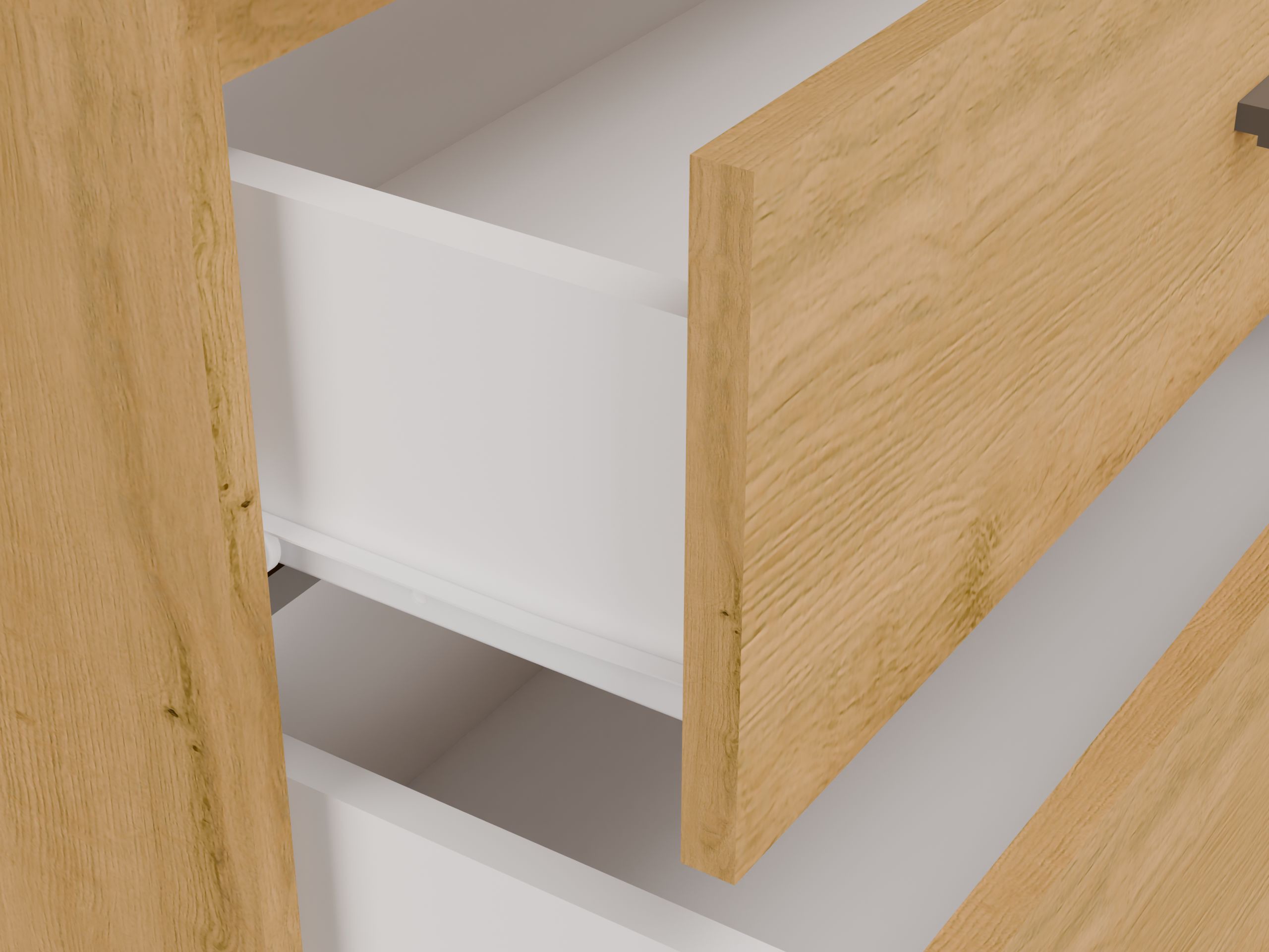Hängeschrank für Waschbecken Nolmaru 113 (Artisan Eichenholzoptik)