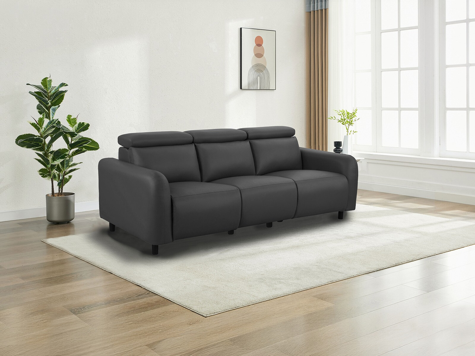 Sofa mit Liegefunktion Denton 1512 (Grau)