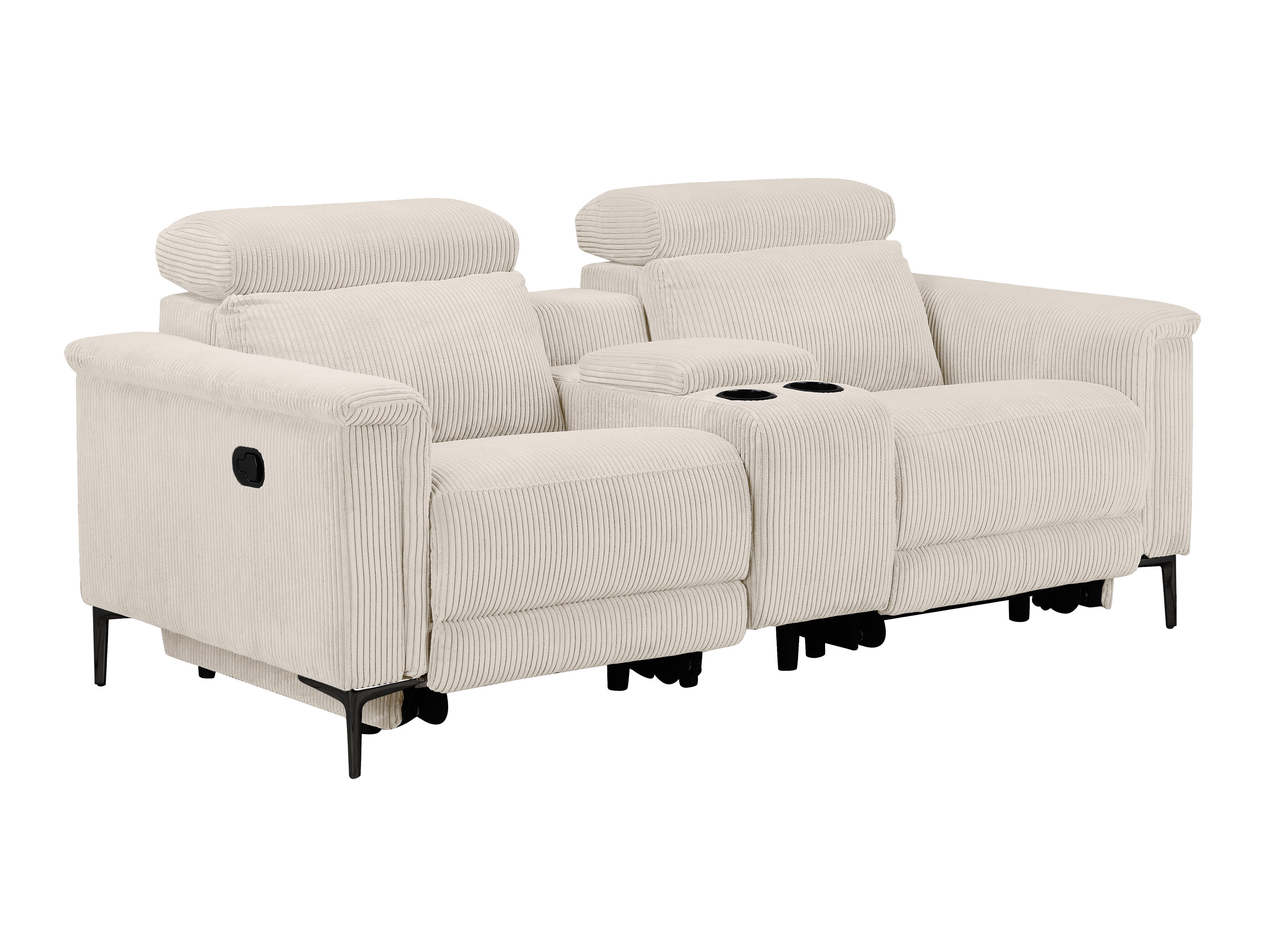 Sofa mit Liegefunktion Evamare 101 (Cremefarben)