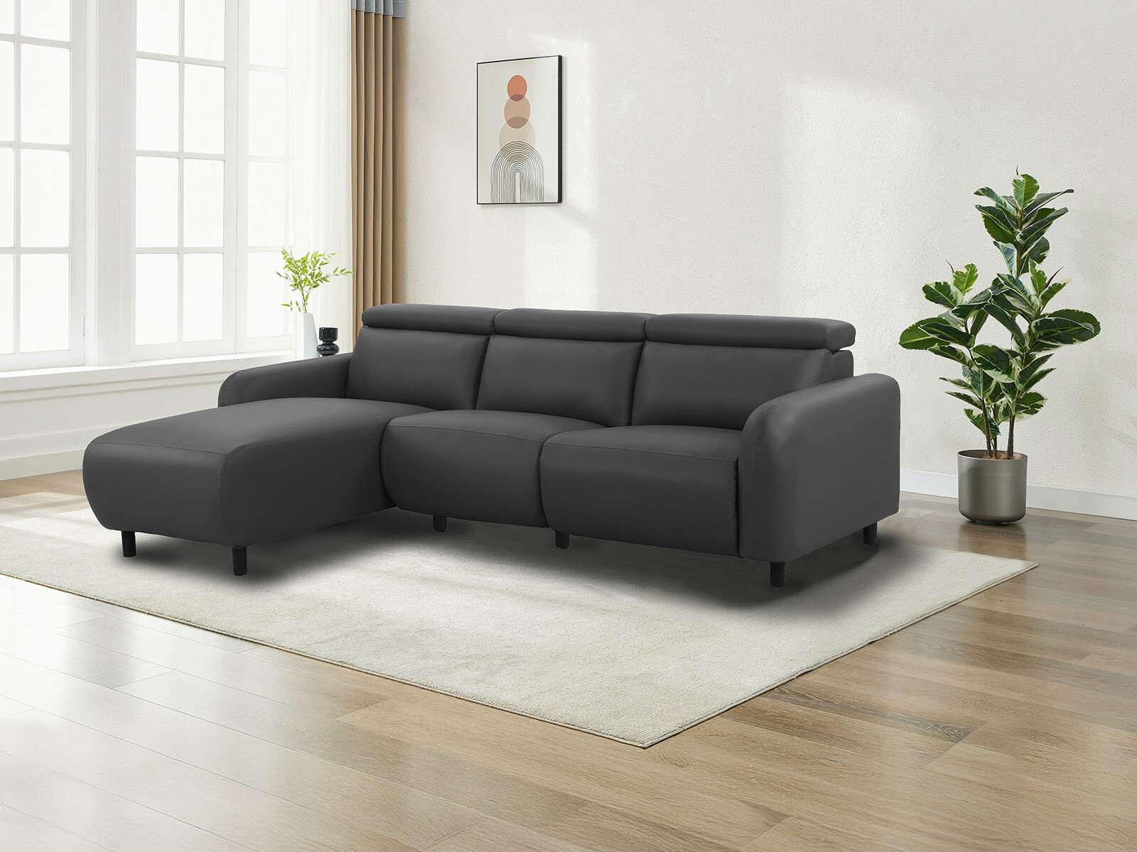 Ecksofa Liegesessel Denton 1510 (Grau)