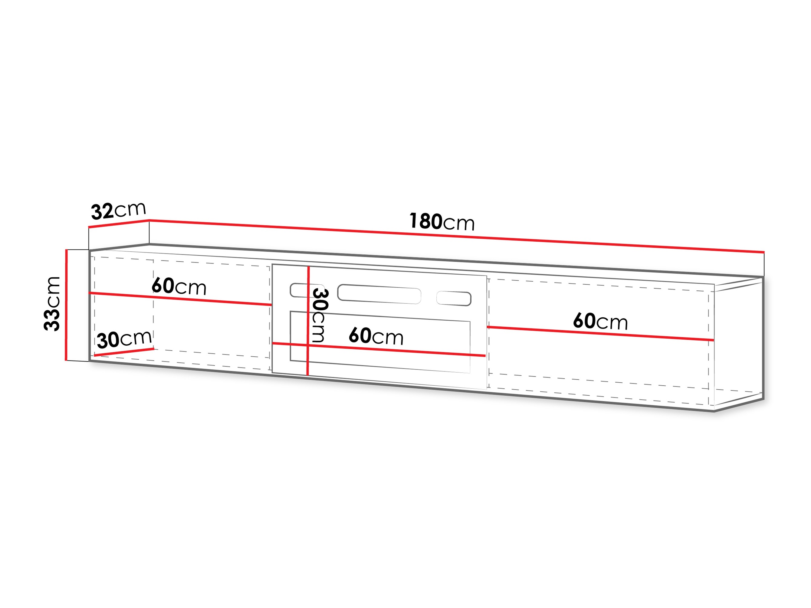 TV-Möbel Donos III (Kaschmir)