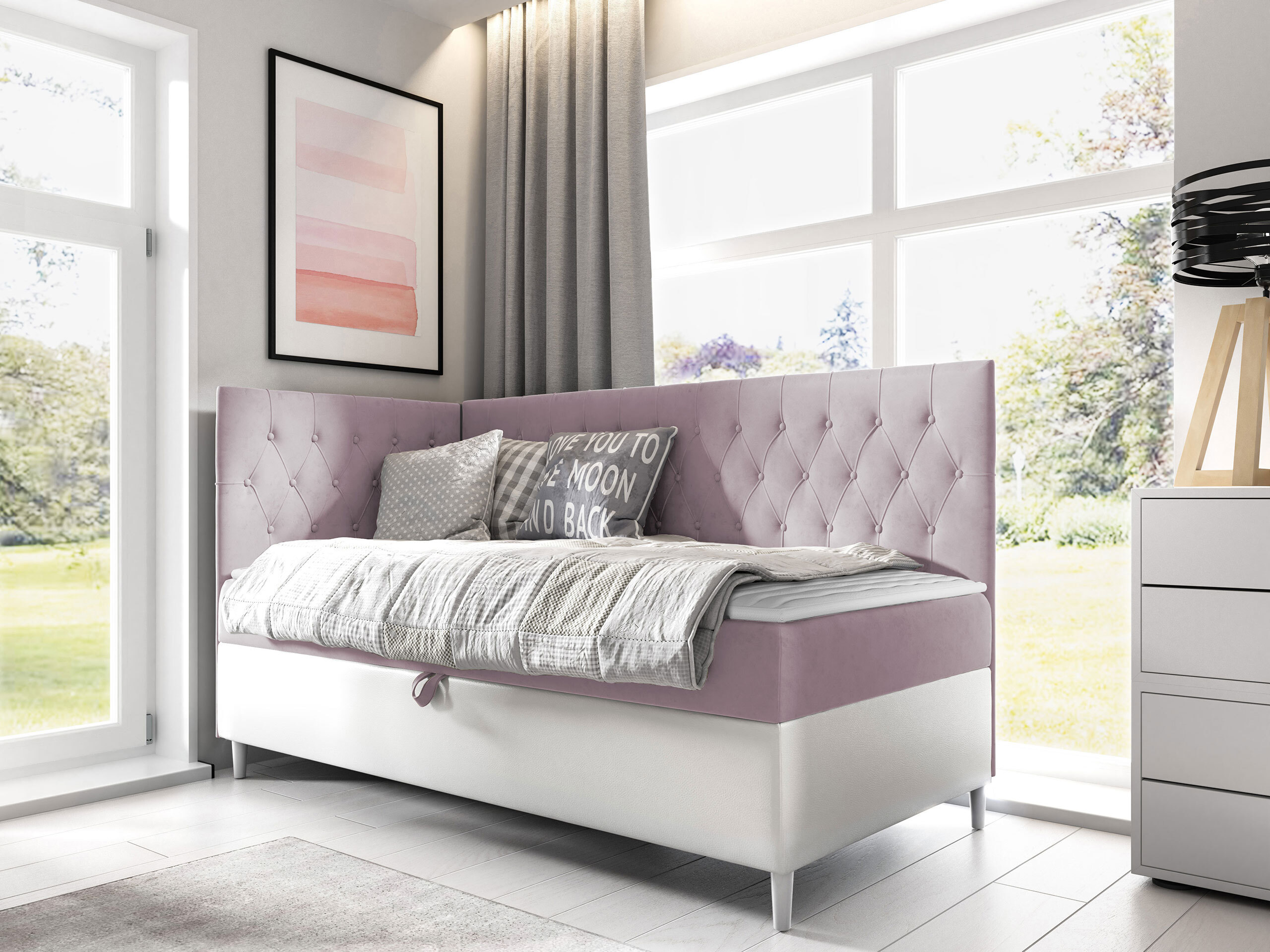 Boxspringbett Lucus III (Soft 017 + Fresh 9)