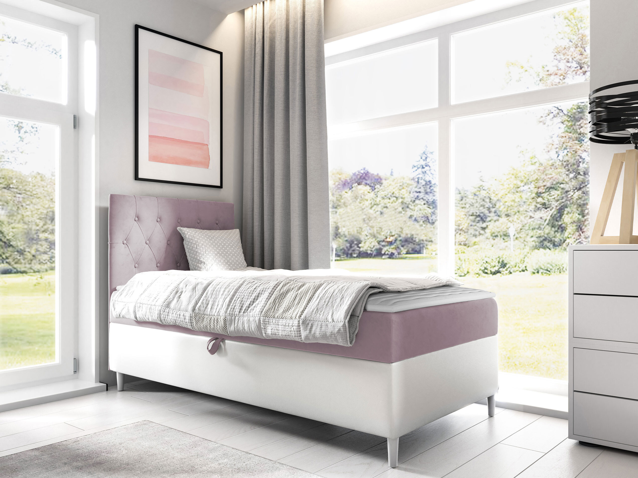 Boxspringbett Lucus VII (Soft 017 + Fresh 9)
