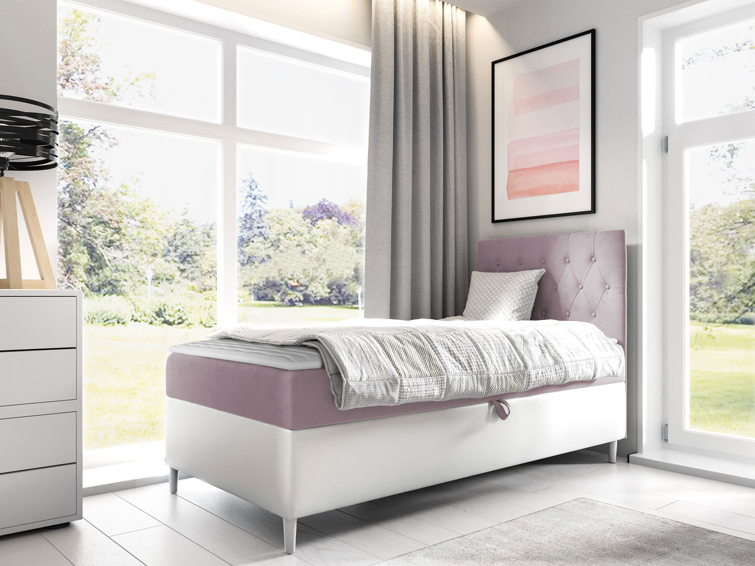 Boxspringbett Lucus VII (Soft 017 + Fresh 9)