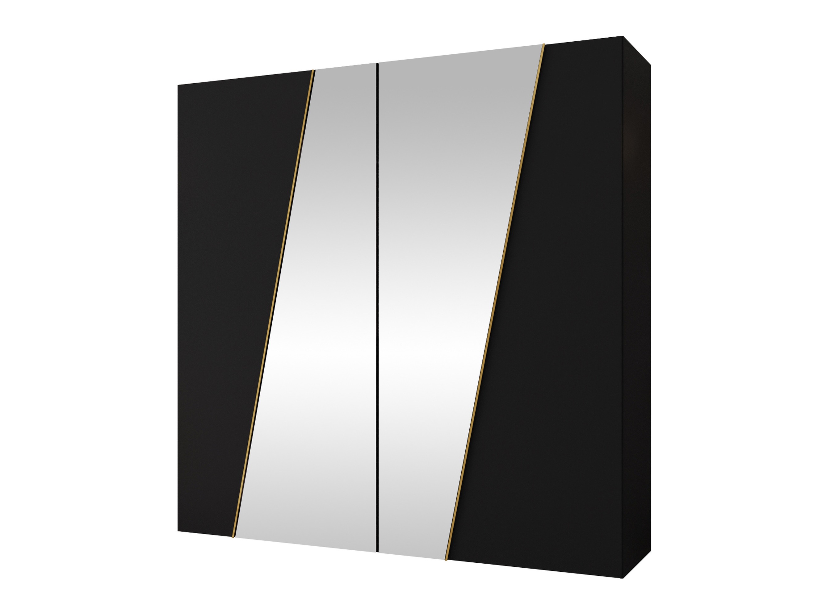 Kleiderschrank Hartford 635 (Schwarz)