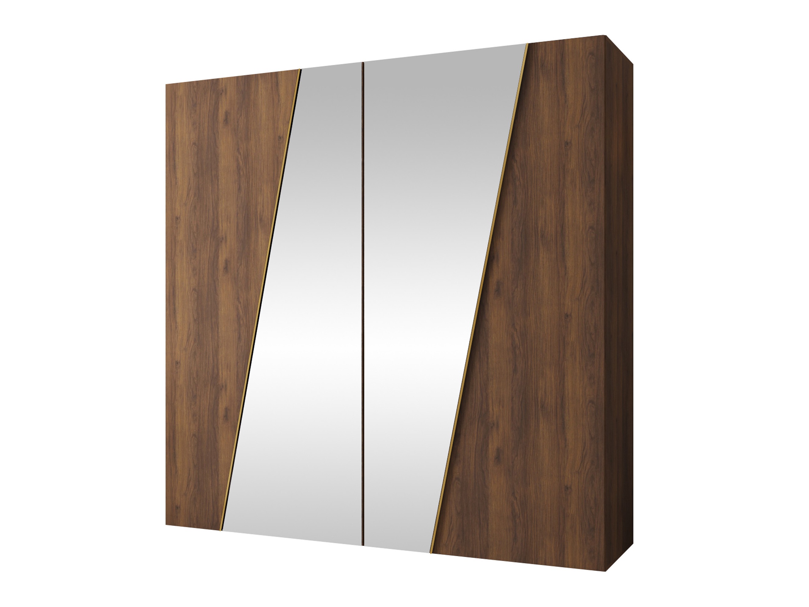 Kleiderschrank Hartford 635 (Walnussholzoptik)
