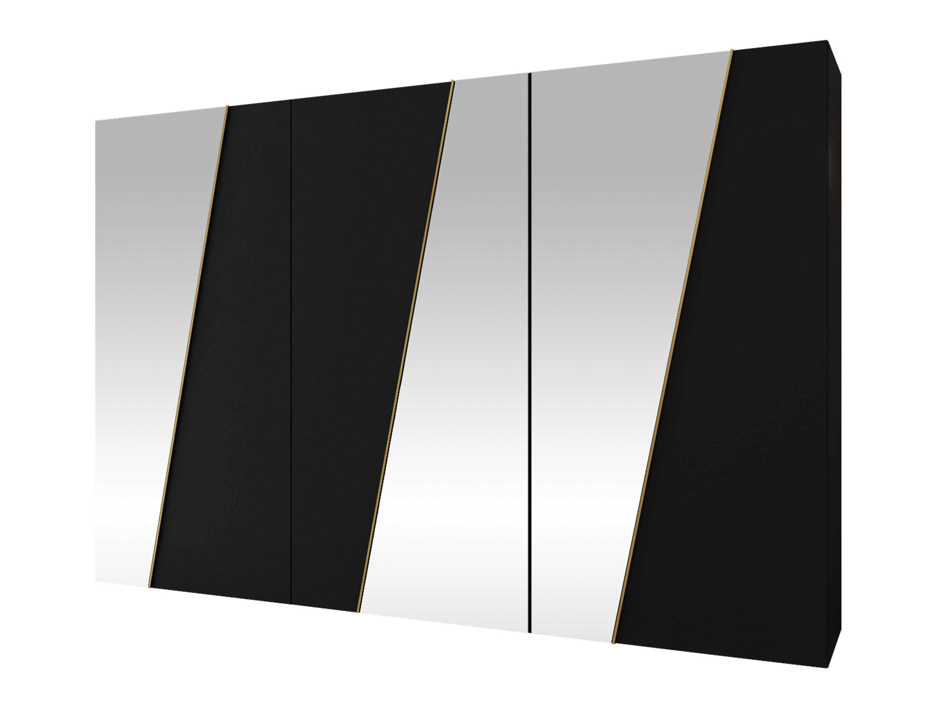 Kleiderschrank Hartford 637 (Schwarz)
