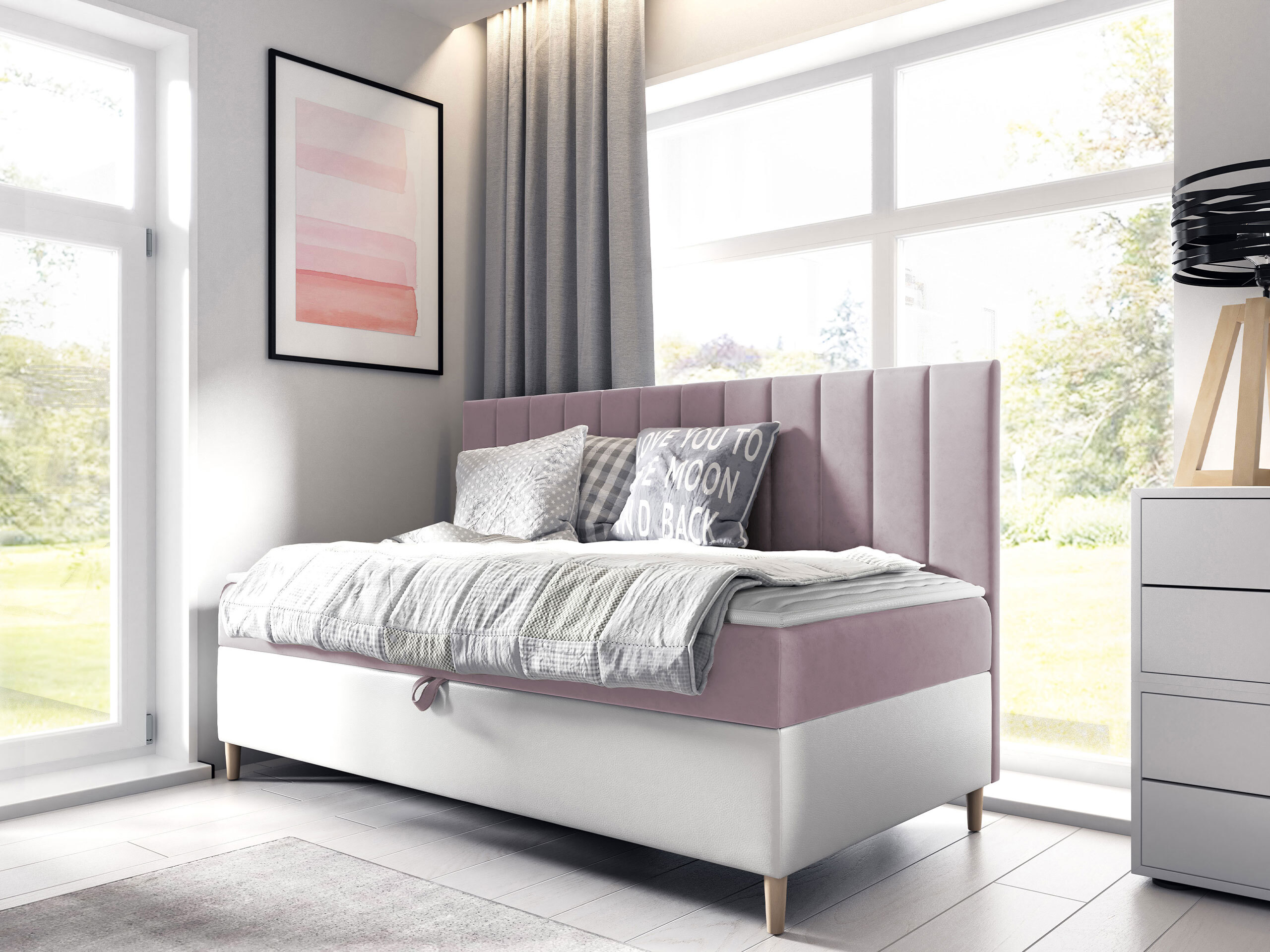 Boxspringbett Lucus I (Soft 017 + Fresh 9)