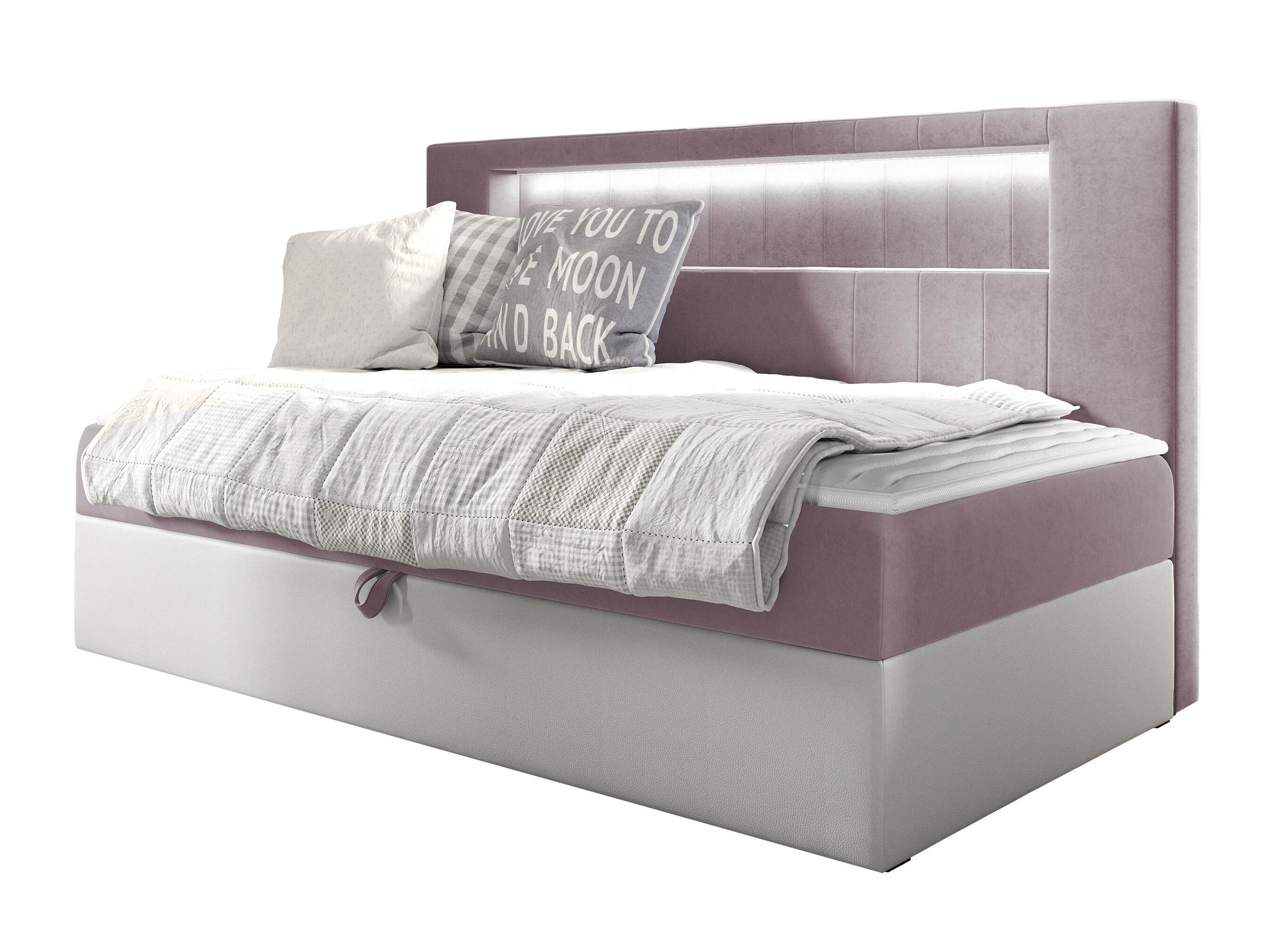Boxspringbett Lucus IV (Soft 017 + Fresh 9)