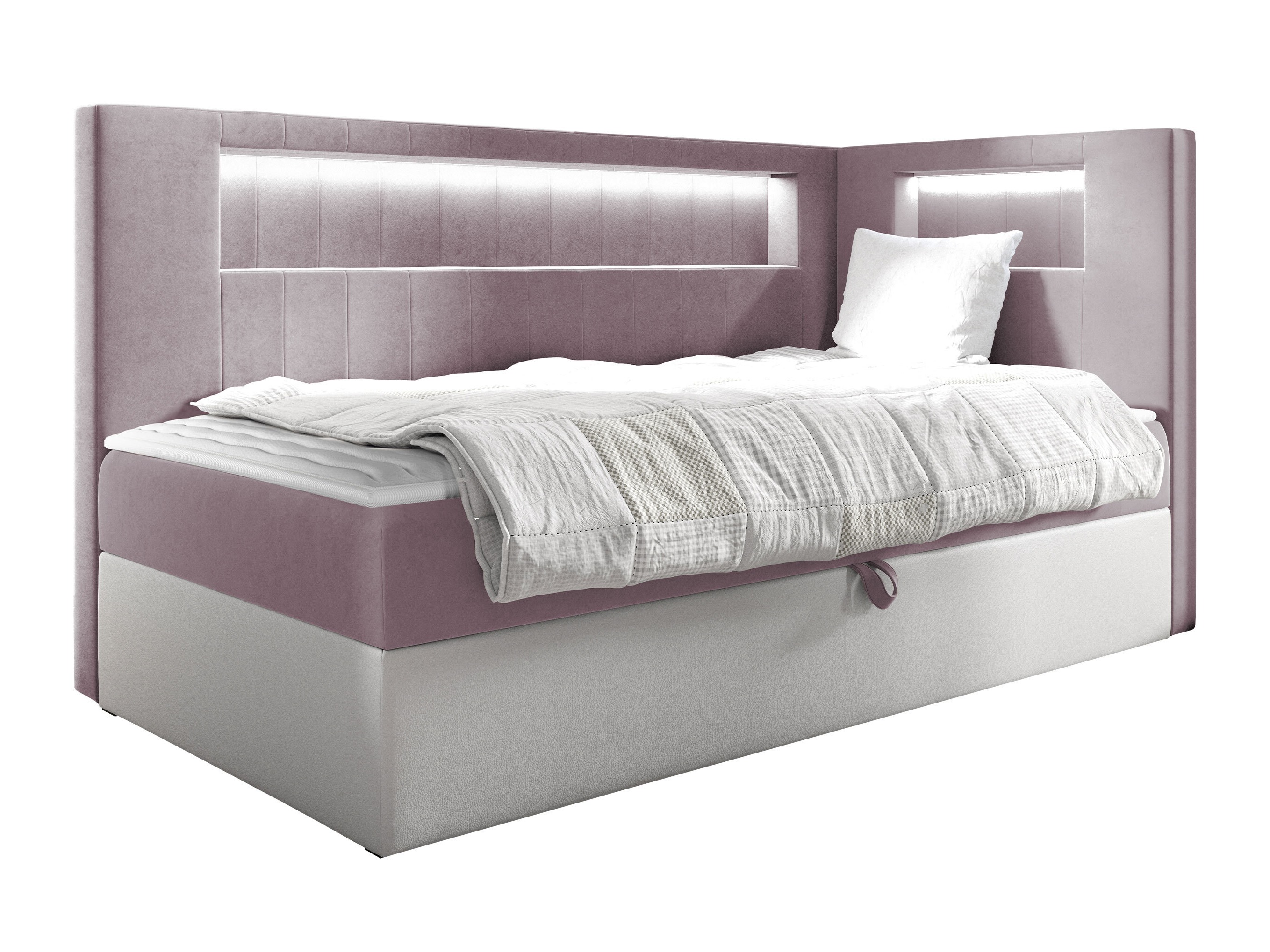 Boxspringbett Lucus VIII (Soft 017 + Fresh 9)