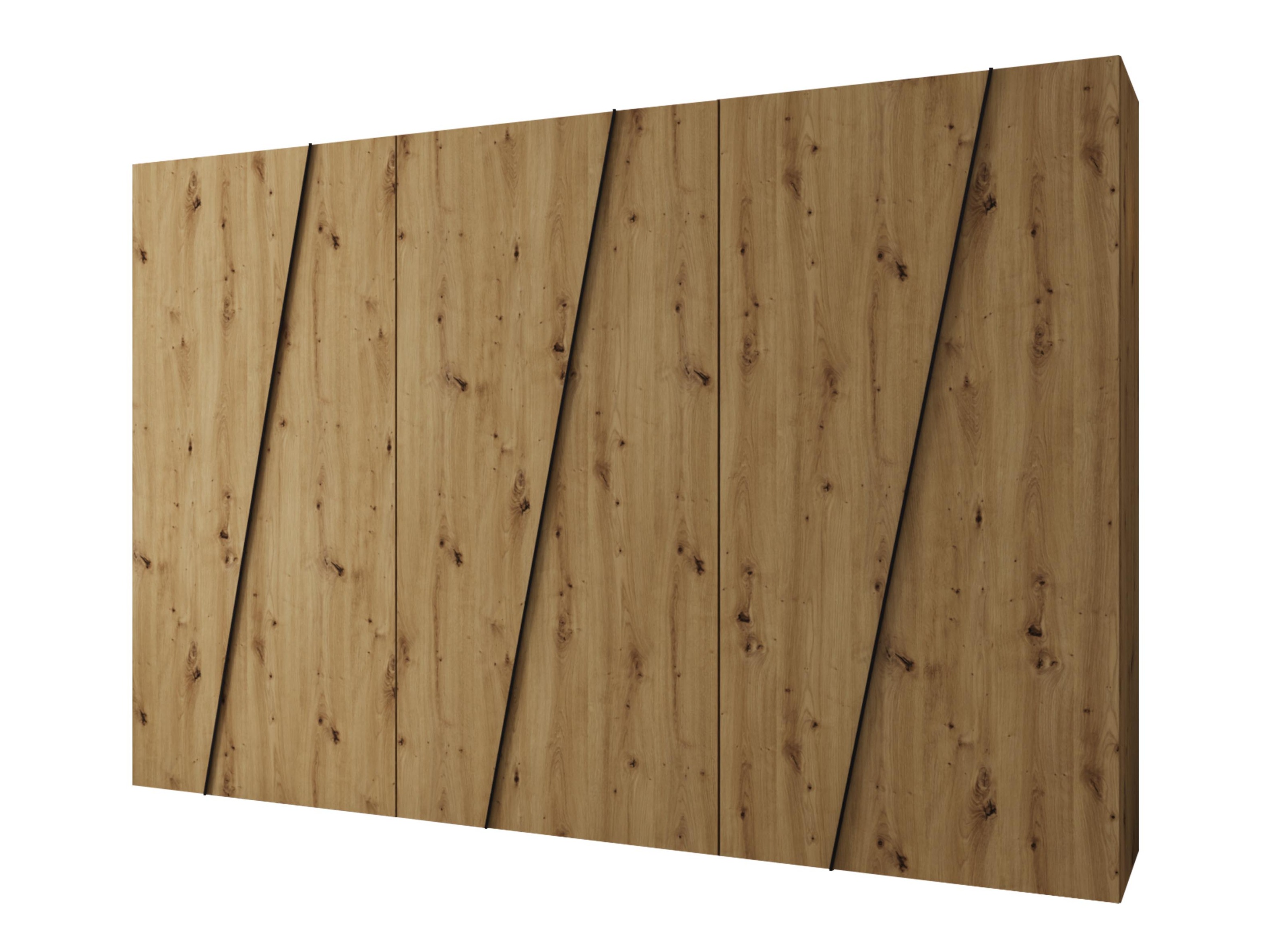 Kleiderschrank Hartford 641 (Artisan Eichenholzoptik)